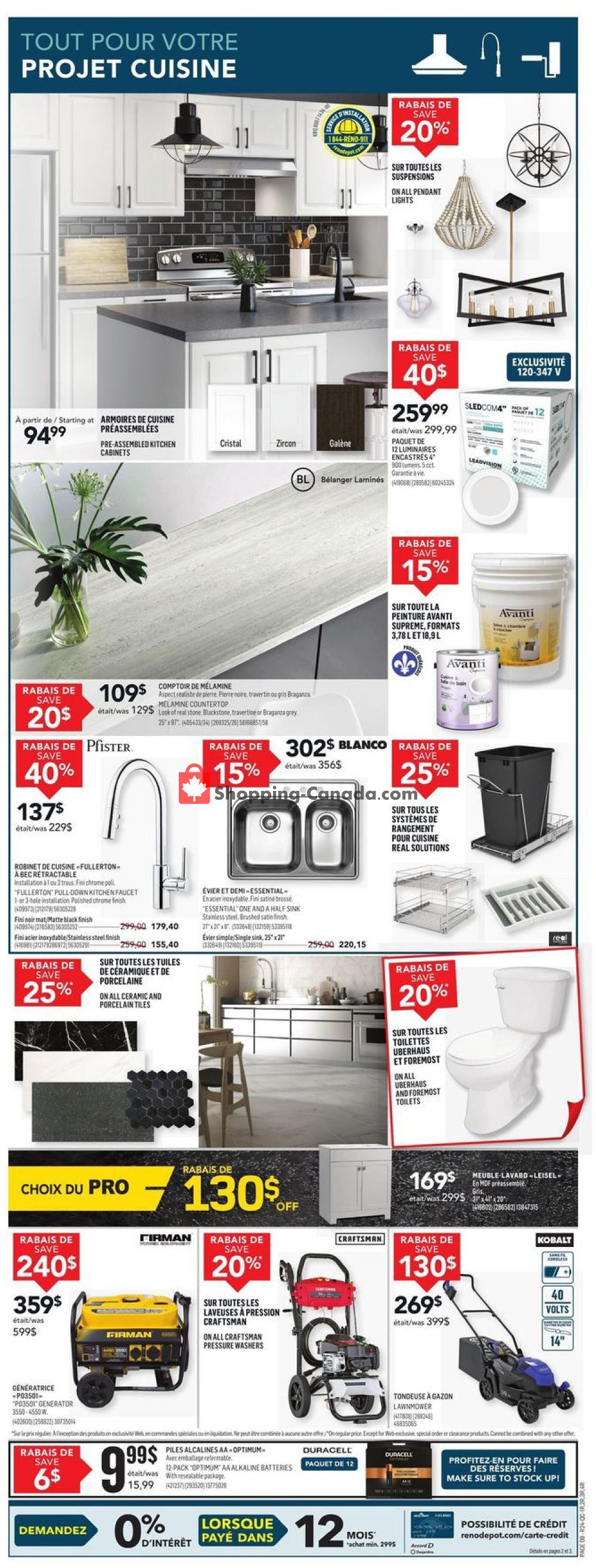 Réno Dépôt flyer from Thursday July 9, 2020 to Wednesday July 15, 2020 - page 9