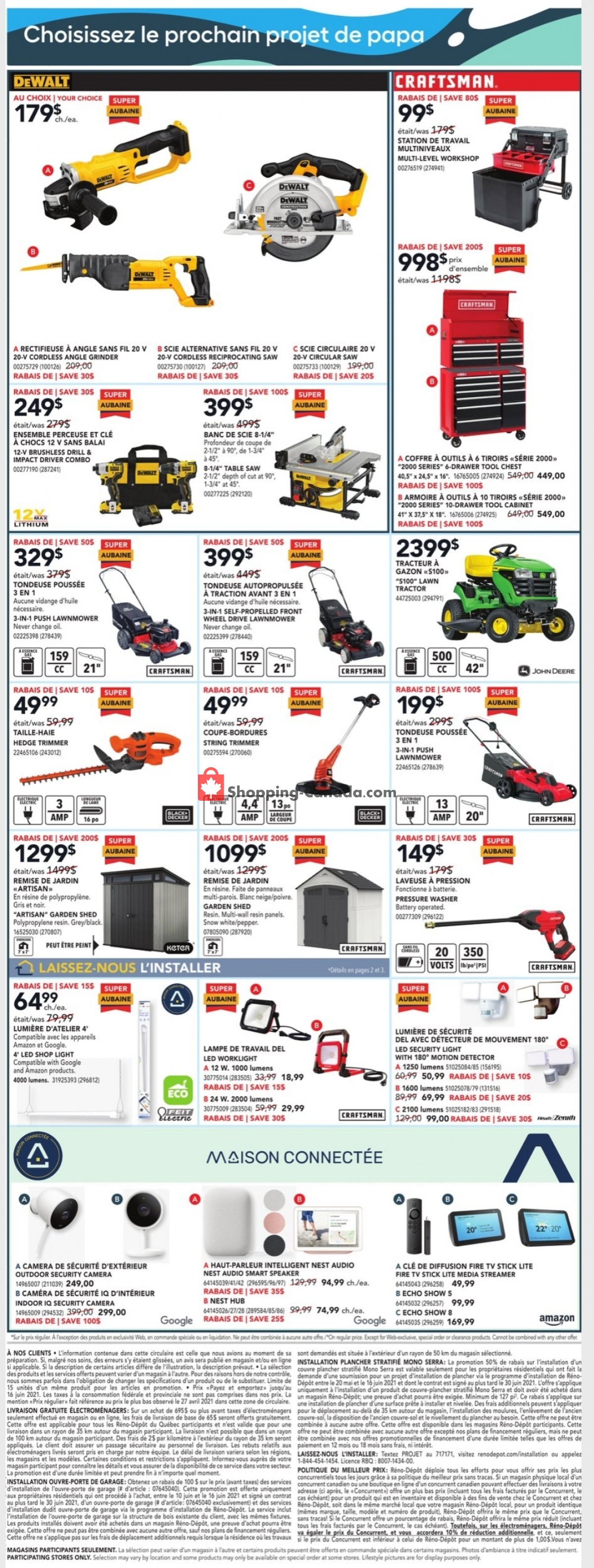 Réno Dépôt flyer from Thursday June 10, 2021 to Wednesday June 16, 2021 - page 3
