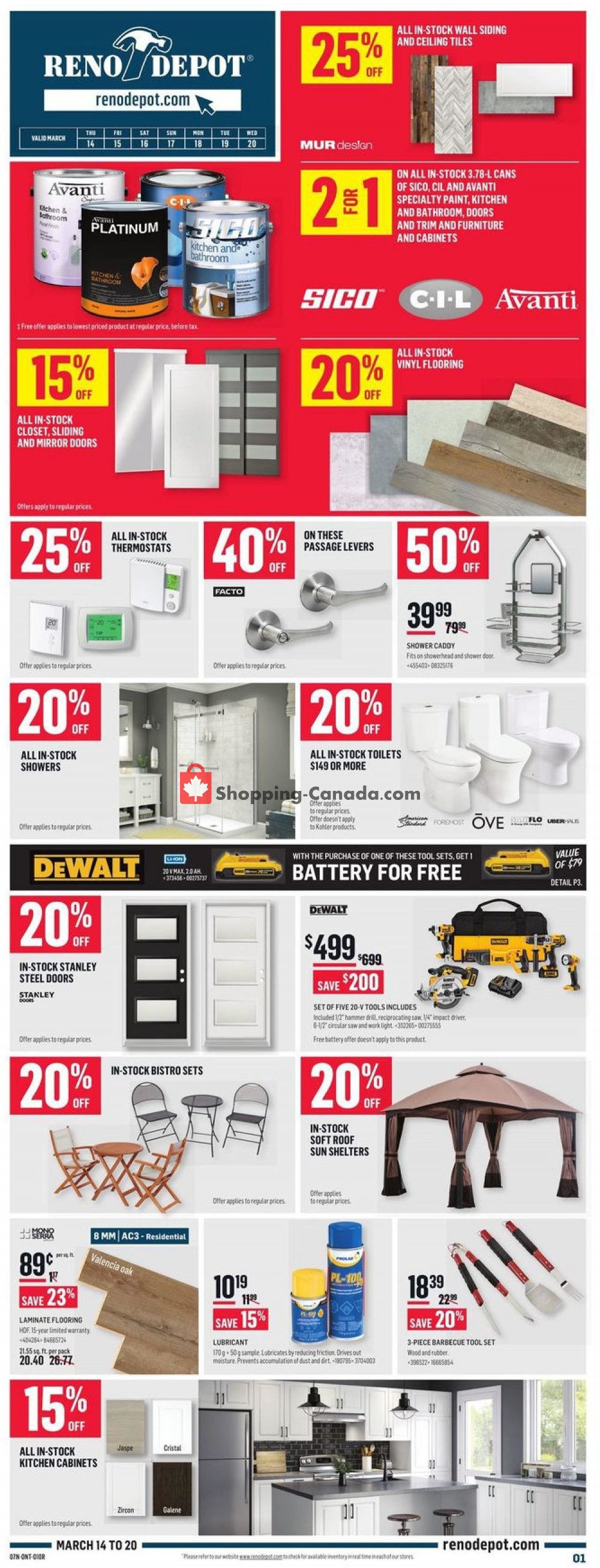 Réno Dépôt flyer from Thursday March 14, 2019 to Wednesday March 20, 2019 - page 3