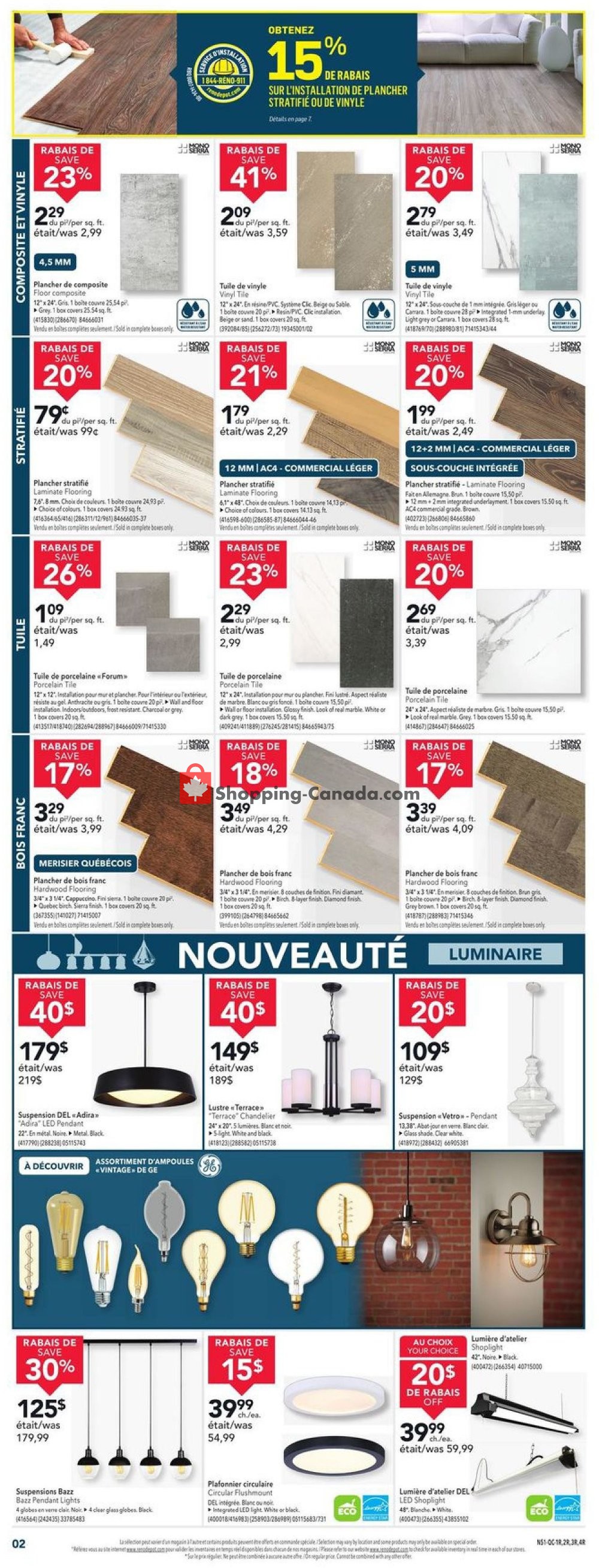 Réno Dépôt flyer from Thursday January 16, 2020 to Wednesday January 22, 2020 - page 2