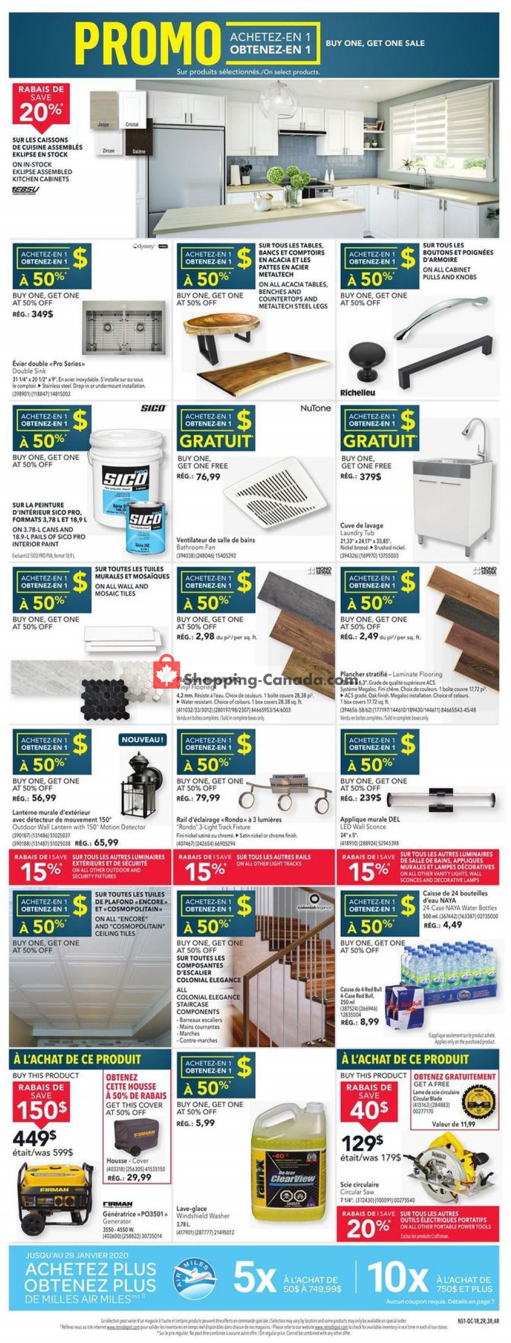 Réno Dépôt flyer from Thursday January 16, 2020 to Wednesday January 22, 2020 - page 8