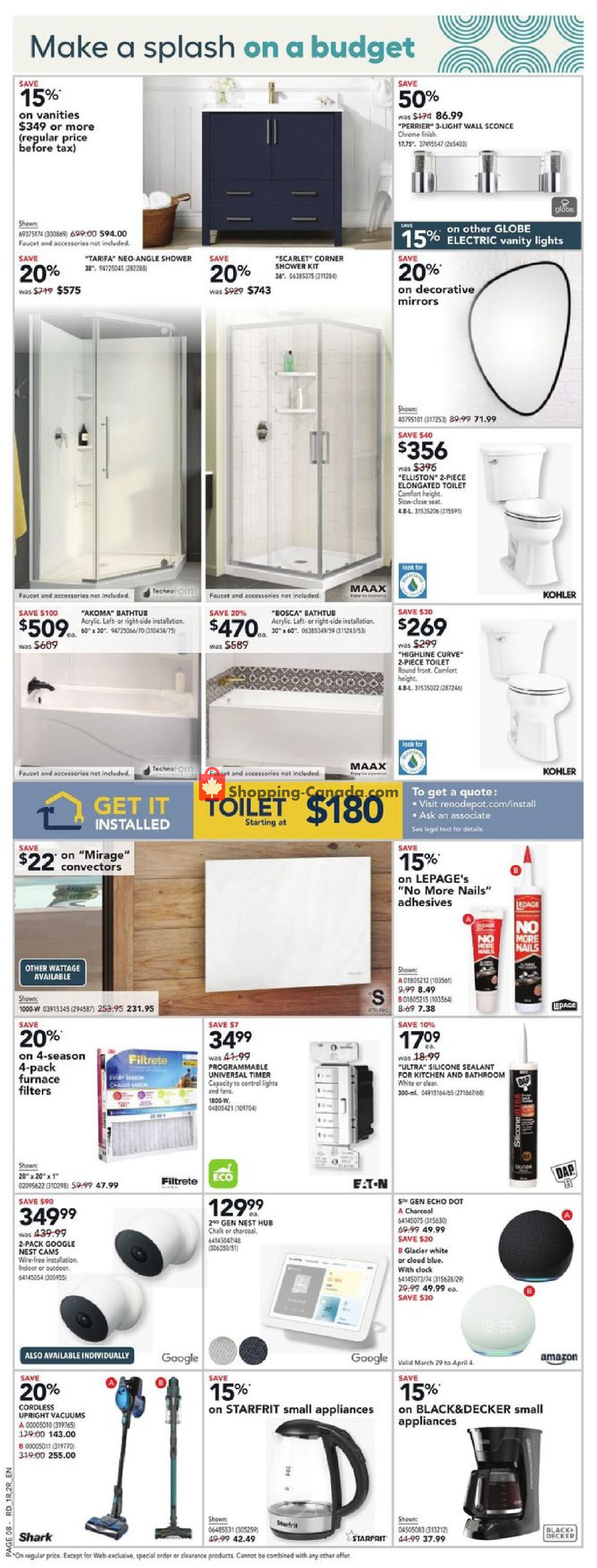 Réno Dépôt flyer from Thursday March 28, 2024 to Wednesday April 3, 2024 - page 11