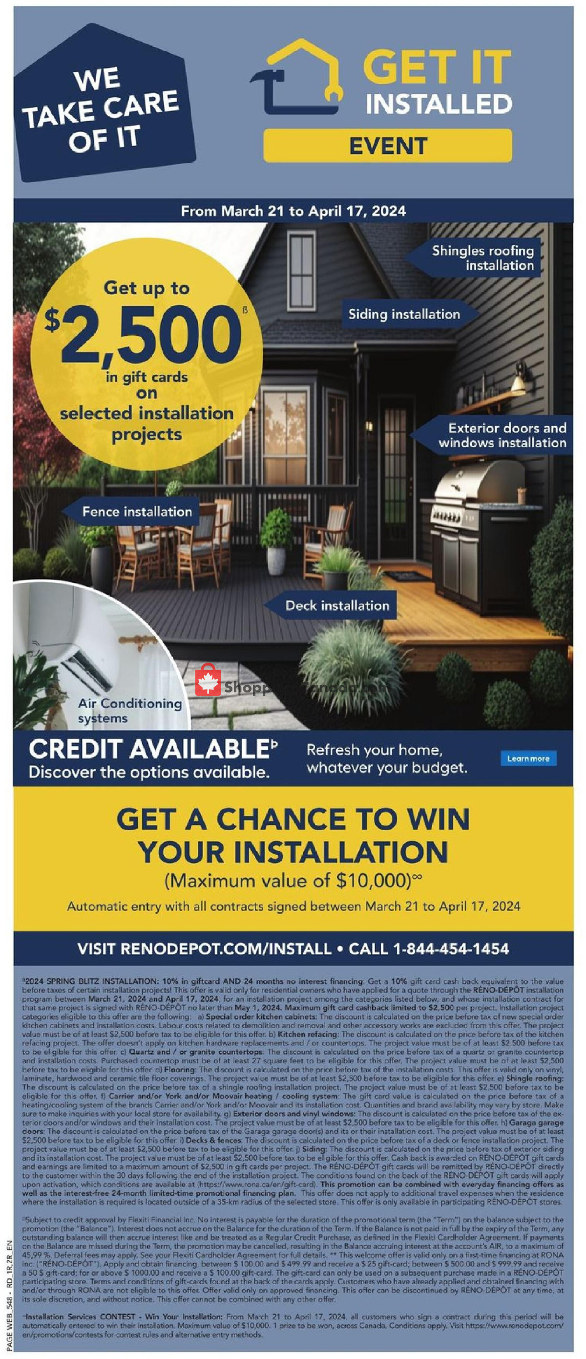 Réno Dépôt flyer from Thursday March 28, 2024 to Wednesday April 3, 2024 - page 15