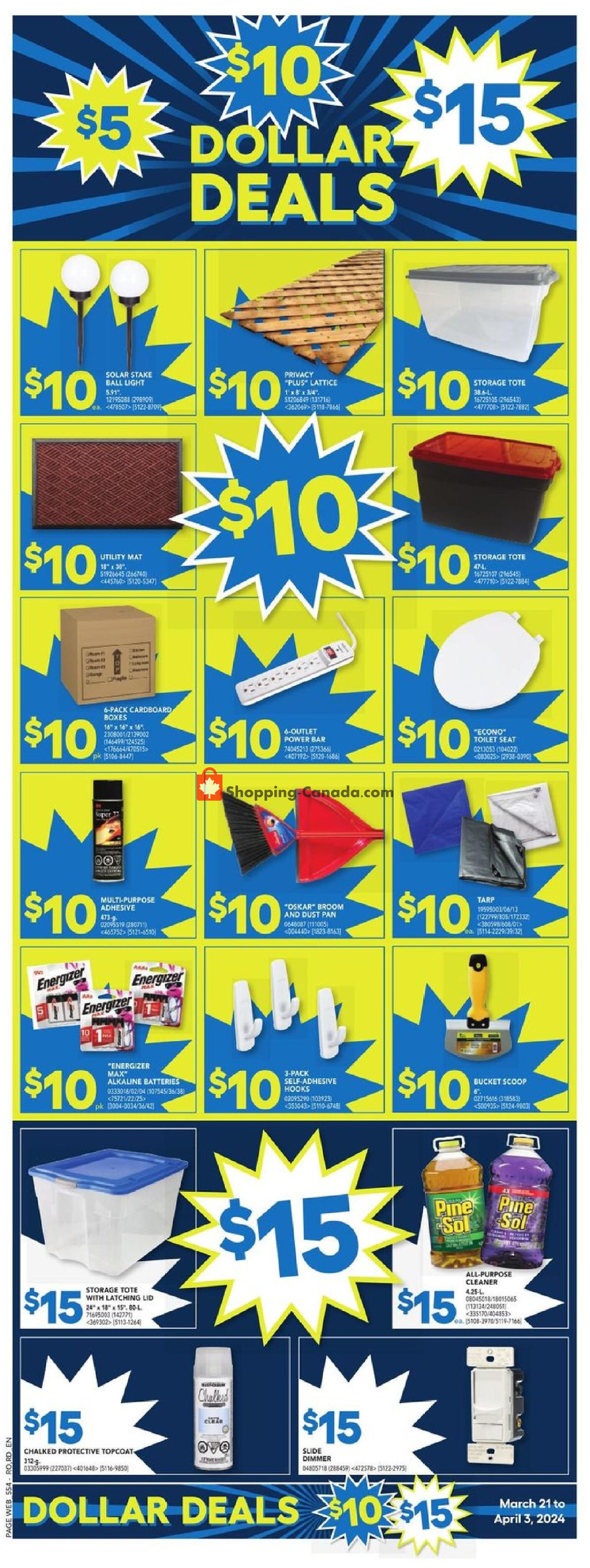 Réno Dépôt flyer from Thursday March 28, 2024 to Wednesday April 3, 2024 - page 4