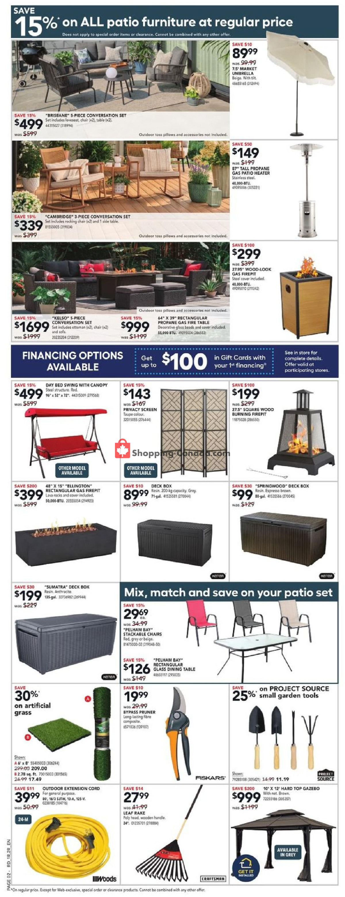 Réno Dépôt flyer from Thursday March 28, 2024 to Wednesday April 3, 2024 - page 5