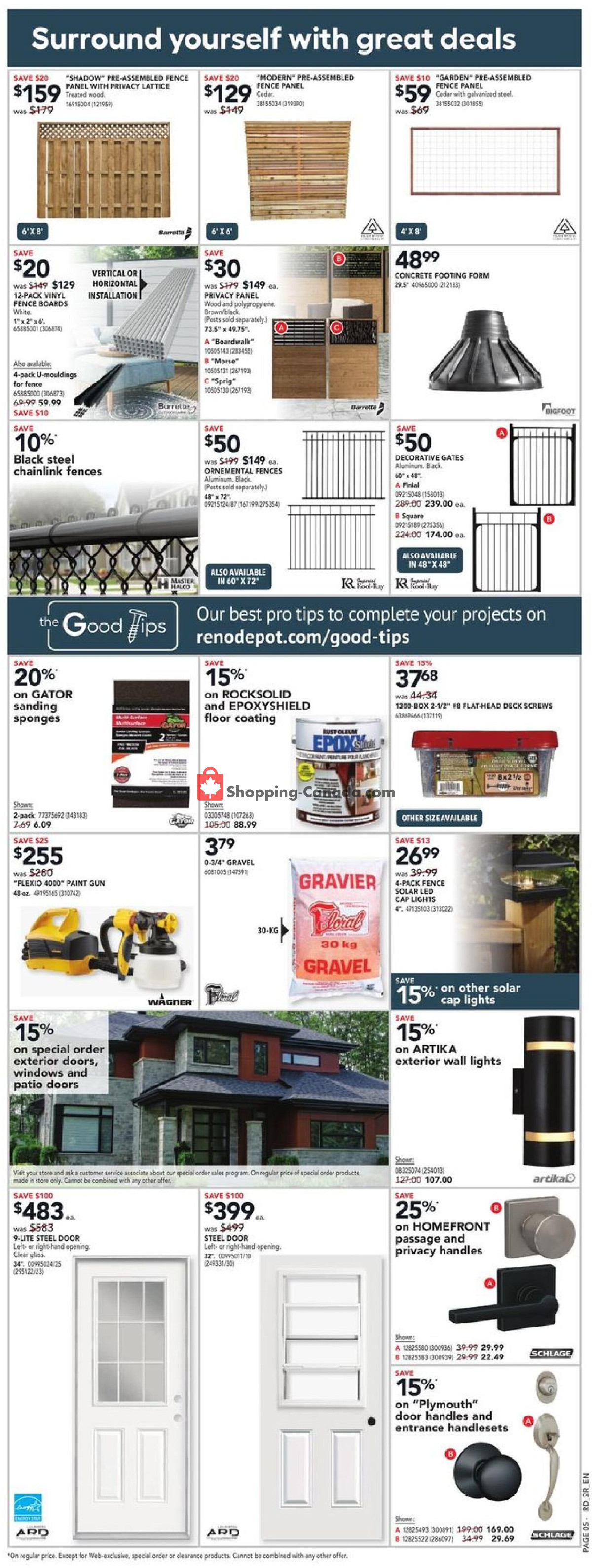 Réno Dépôt flyer from Thursday March 28, 2024 to Wednesday April 3, 2024 - page 8