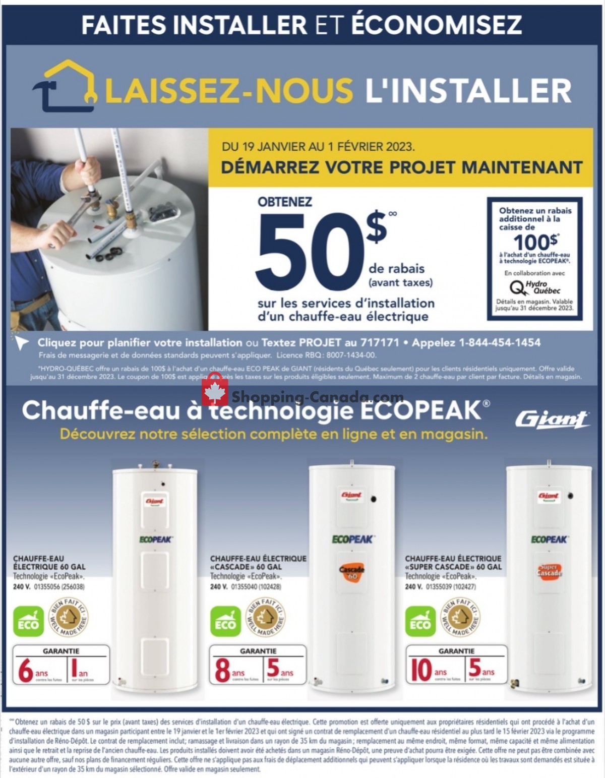 Réno Dépôt flyer from Thursday January 26, 2023 to Wednesday February 1, 2023 - page 9
