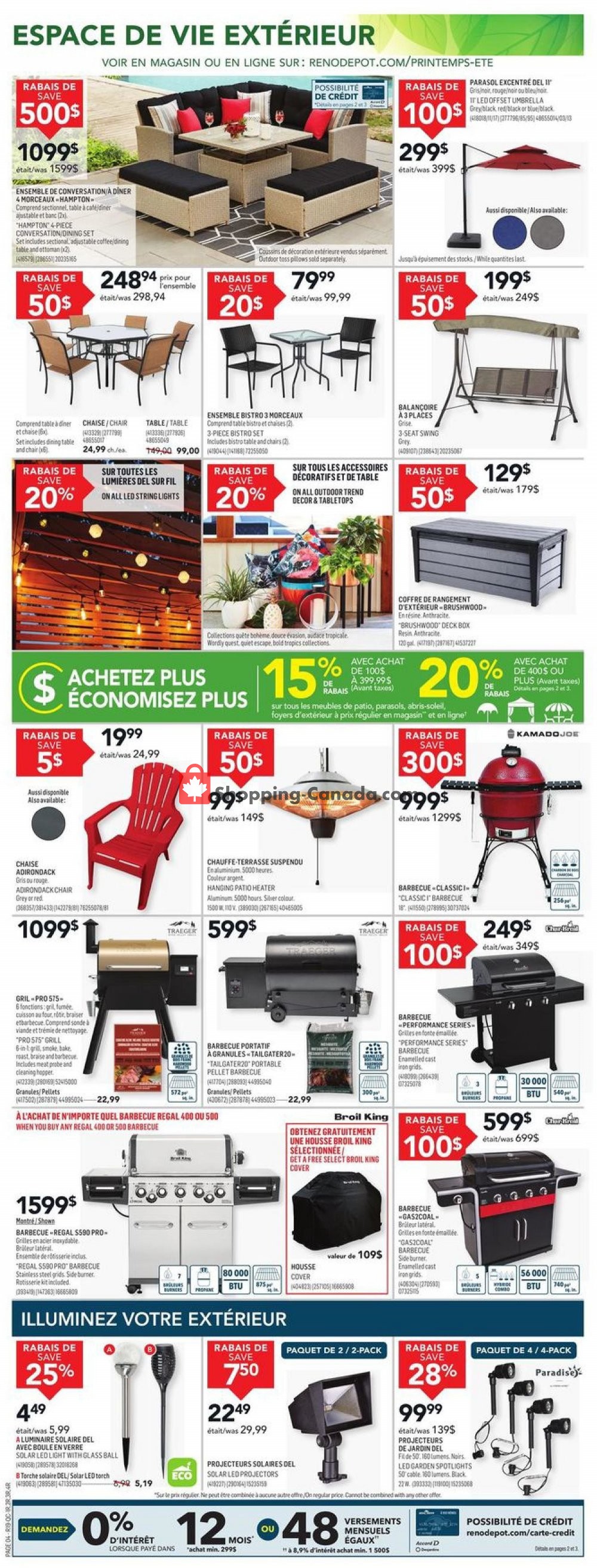 Réno Dépôt flyer from Thursday June 4, 2020 to Wednesday June 10, 2020 - page 4