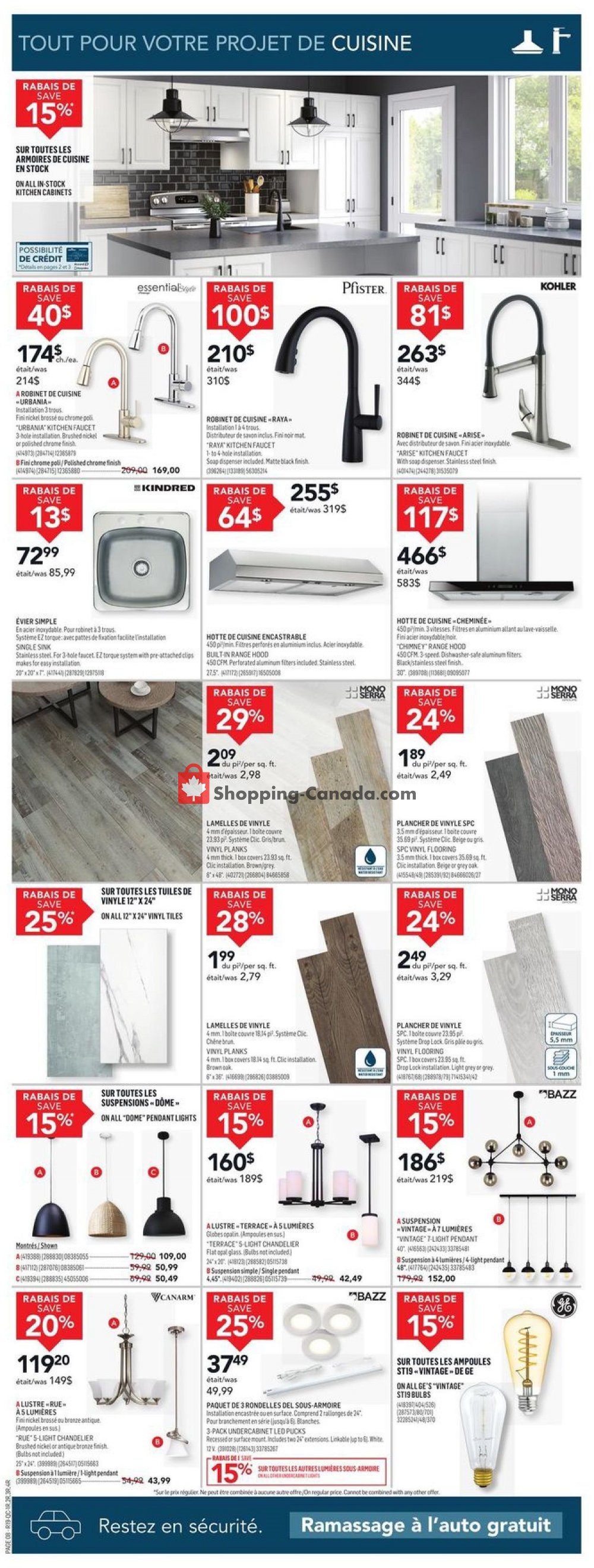 Réno Dépôt flyer from Thursday June 4, 2020 to Wednesday June 10, 2020 - page 8