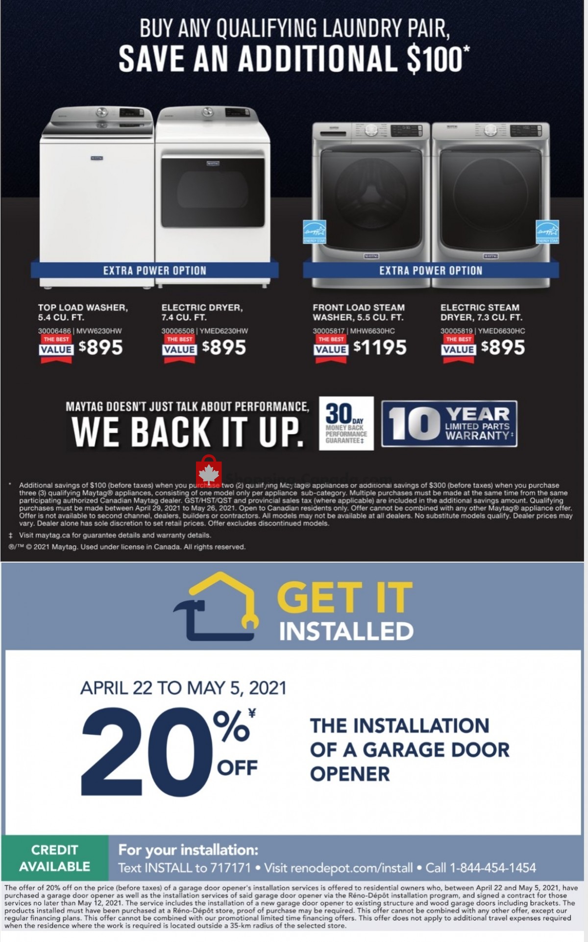 Réno Dépôt flyer from Thursday April 29, 2021 to Wednesday May 5, 2021 - page 14