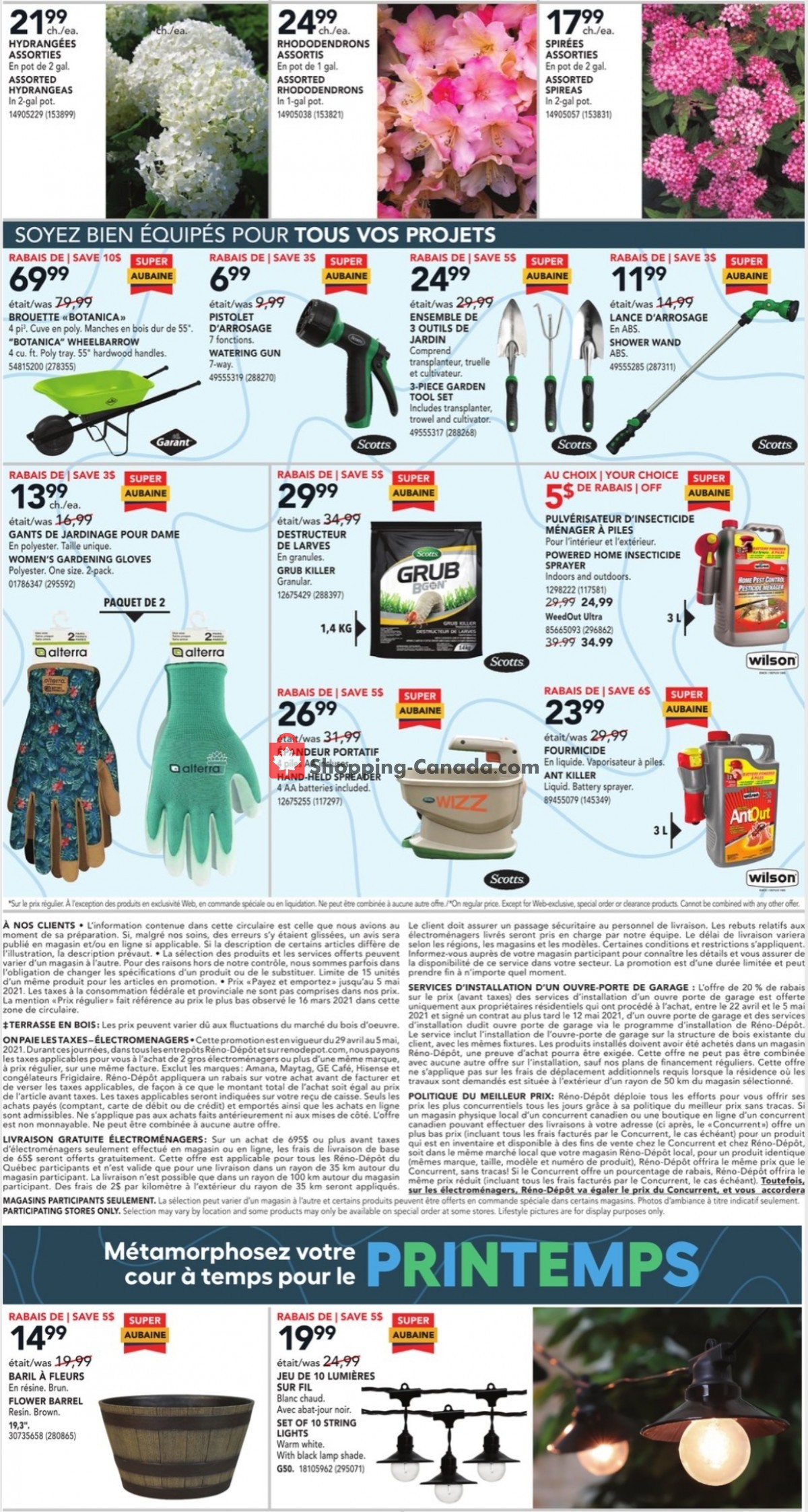 Réno Dépôt flyer from Thursday April 29, 2021 to Wednesday May 5, 2021 - page 4
