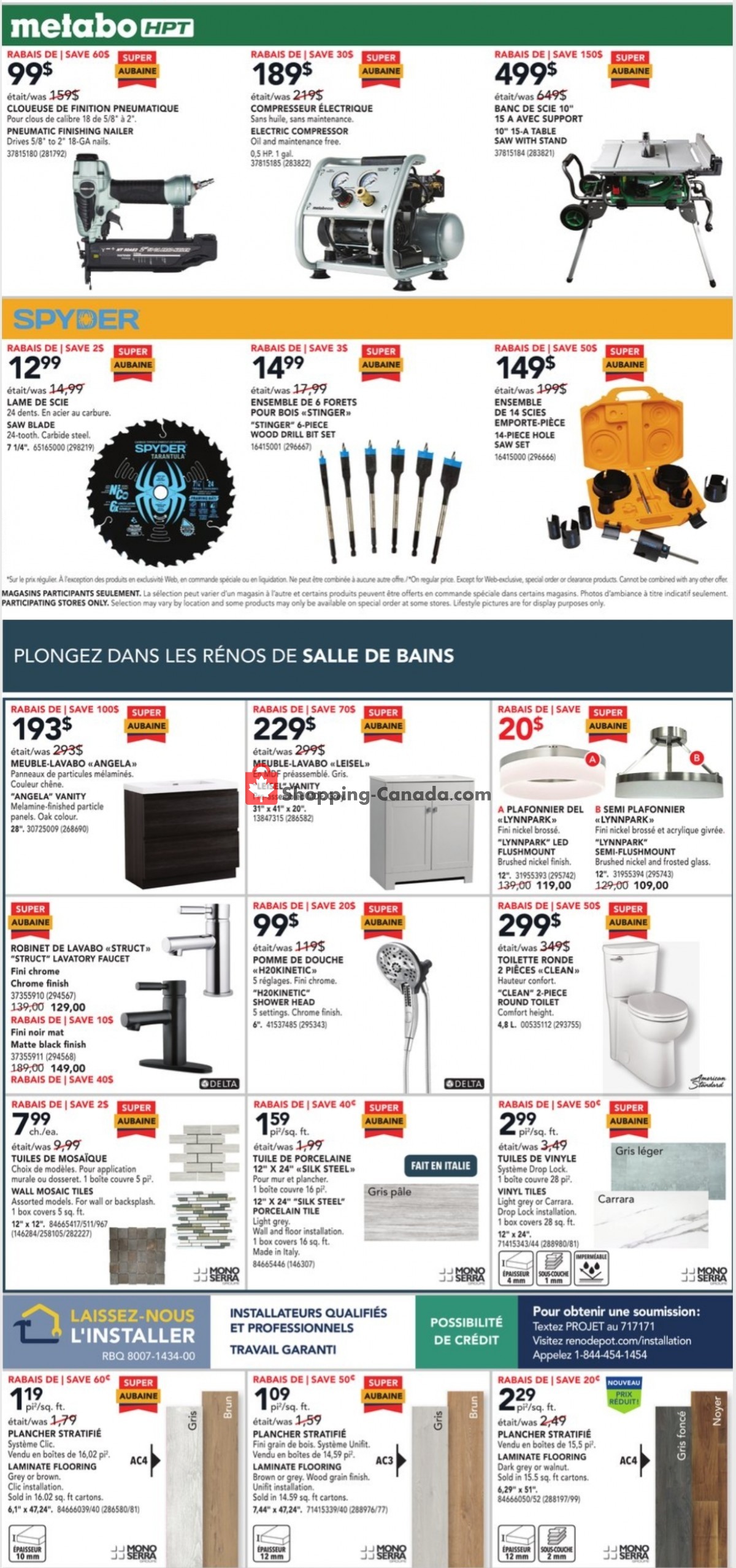 Réno Dépôt flyer from Thursday April 29, 2021 to Wednesday May 5, 2021 - page 9