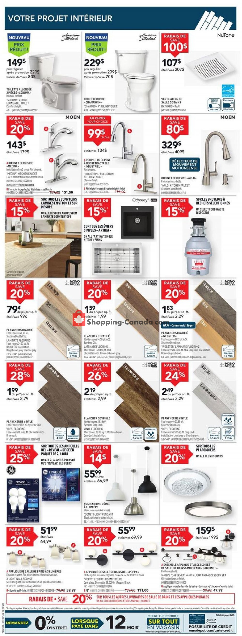 Réno Dépôt flyer from Thursday July 30, 2020 to Wednesday August 5, 2020 - page 5