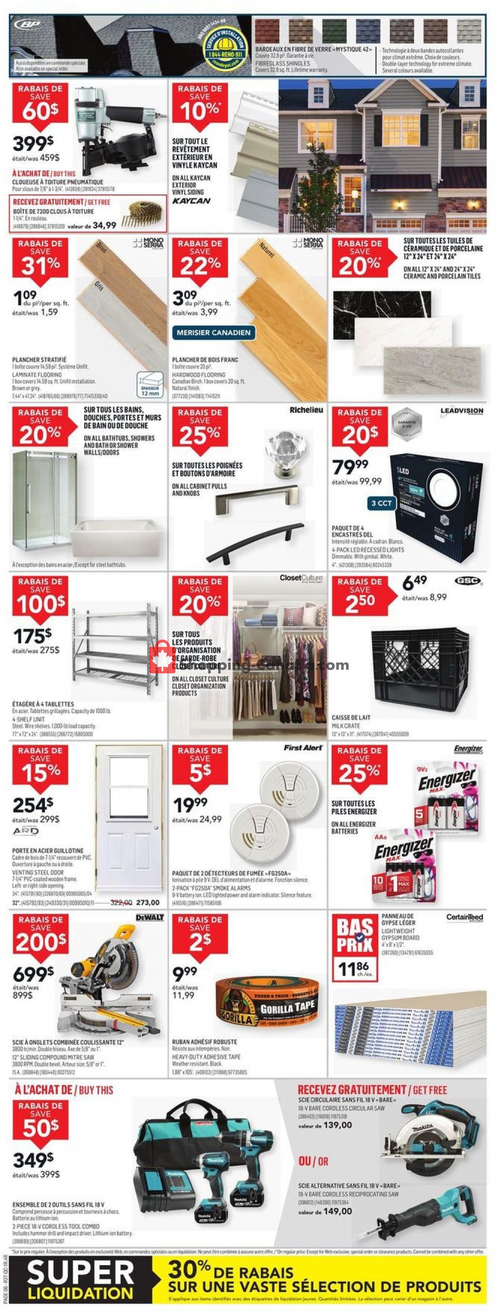 Réno Dépôt flyer from Thursday July 30, 2020 to Wednesday August 5, 2020 - page 8