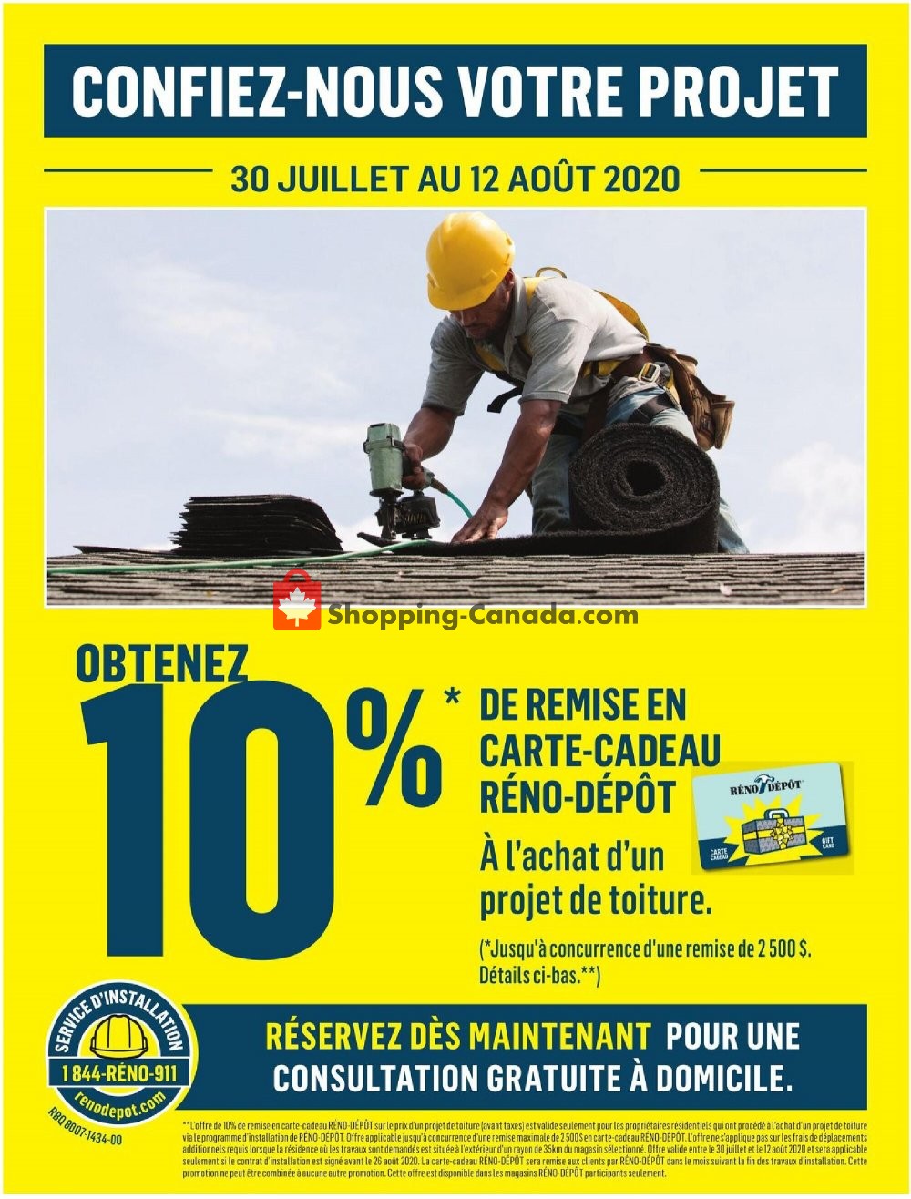 Réno Dépôt flyer from Thursday July 30, 2020 to Wednesday August 5, 2020 - page 9