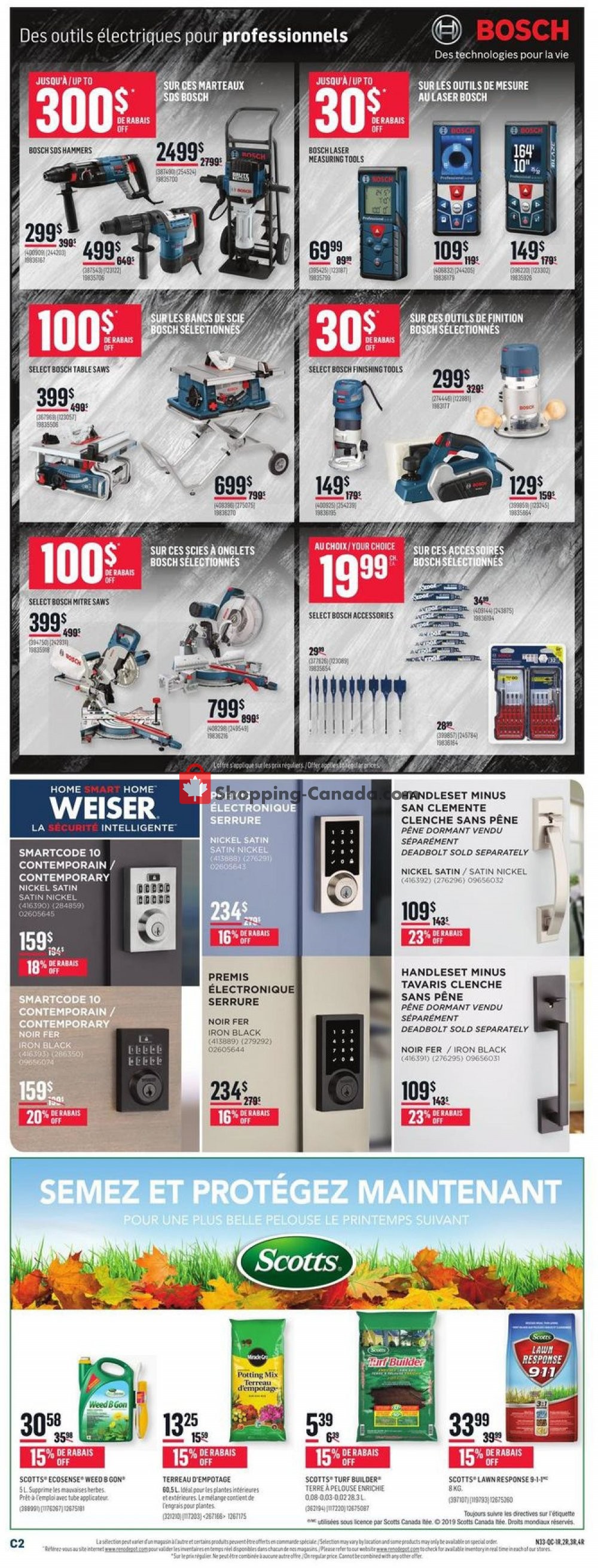 Réno Dépôt flyer from Thursday September 12, 2019 to Wednesday September 18, 2019 - page 6