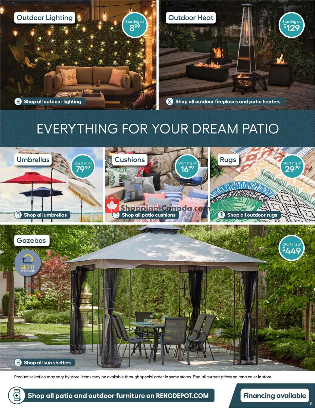 Réno Dépôt flyer from Thursday January 18, 2024 to Sunday June 30, 2024 - page 8