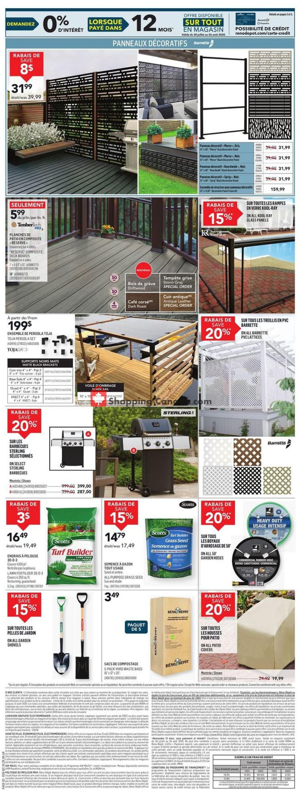 Réno Dépôt flyer from Thursday August 6, 2020 to Wednesday August 12, 2020 - page 2