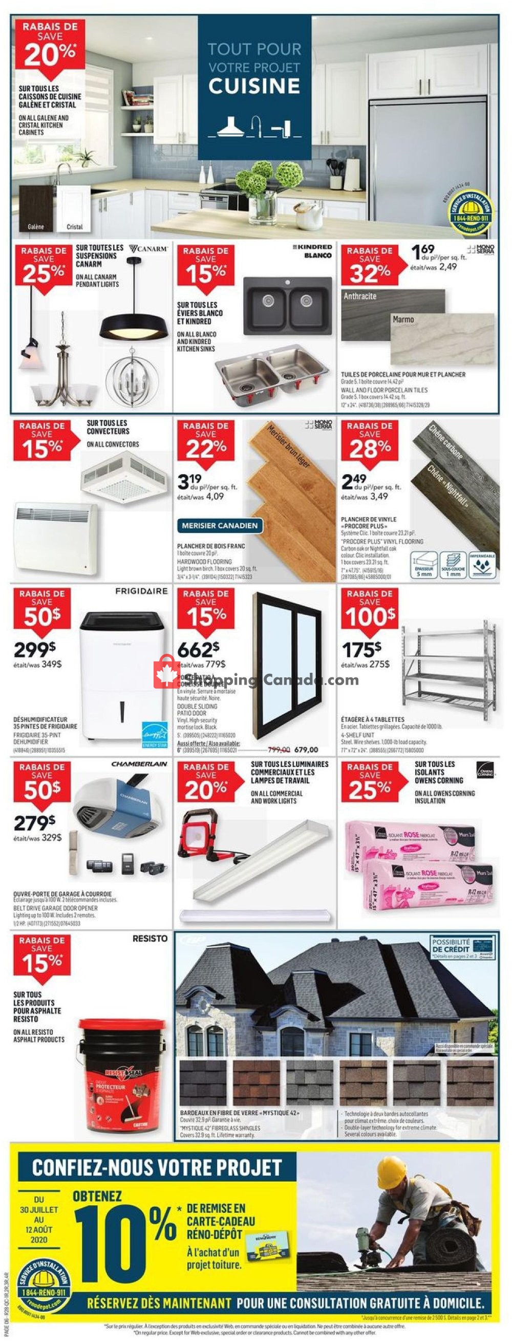 Réno Dépôt flyer from Thursday August 6, 2020 to Wednesday August 12, 2020 - page 7