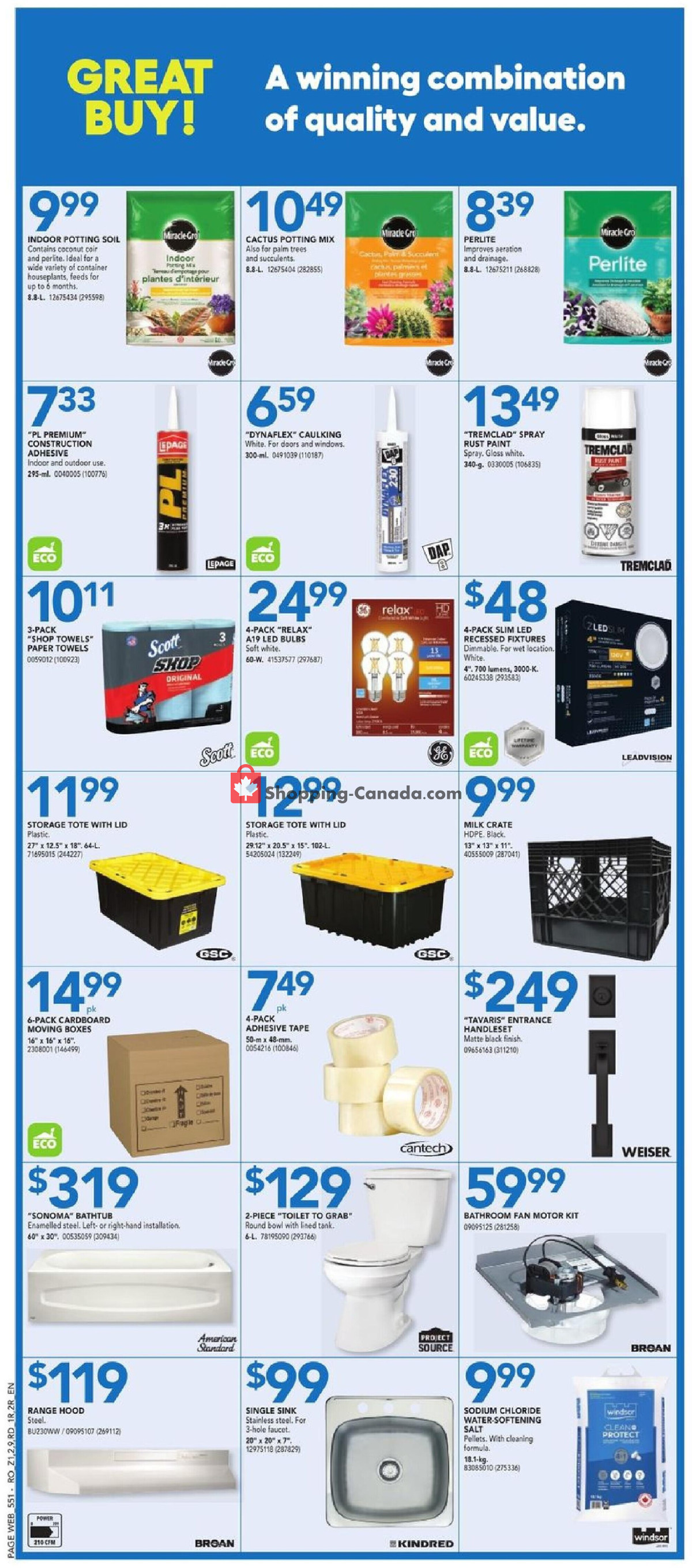 Réno Dépôt flyer from Thursday March 7, 2024 to Wednesday March 20, 2024 - page 3