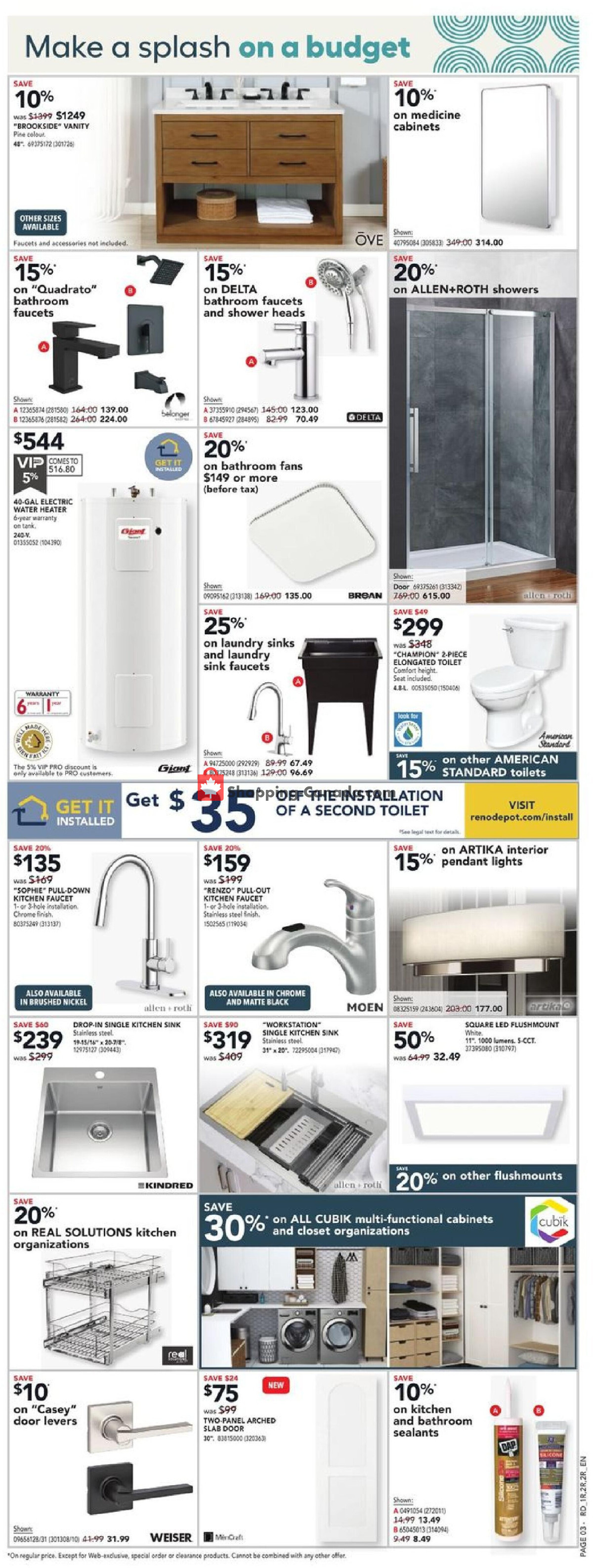 Réno Dépôt flyer from Thursday March 7, 2024 to Wednesday March 20, 2024 - page 6