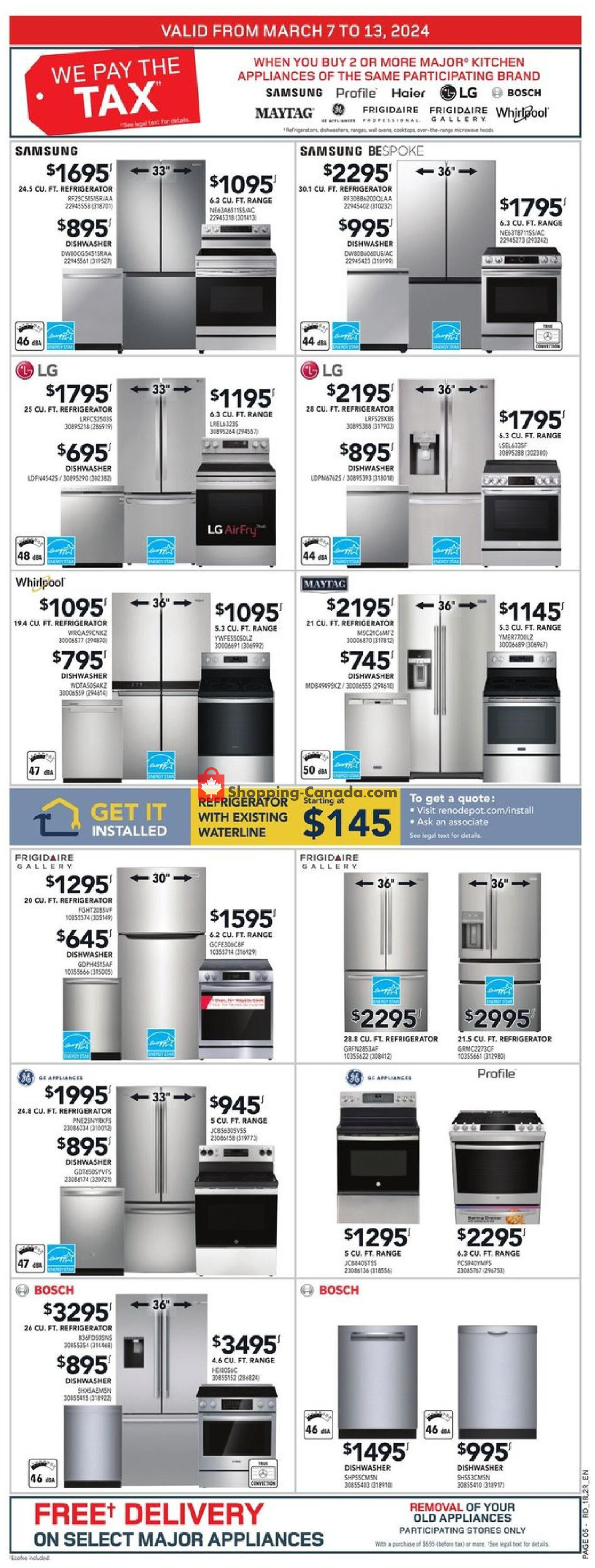 Réno Dépôt flyer from Thursday March 7, 2024 to Wednesday March 20, 2024 - page 8