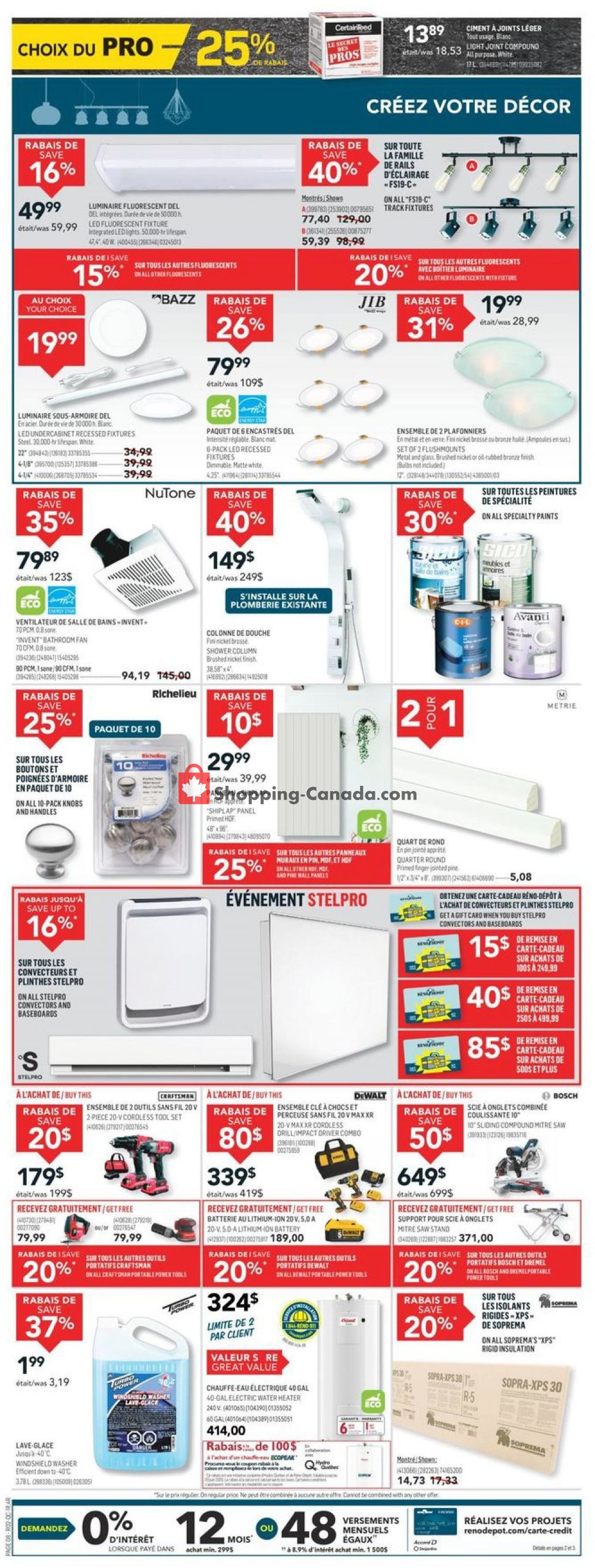 Réno Dépôt flyer from Thursday February 6, 2020 to Wednesday February 12, 2020 - page 8