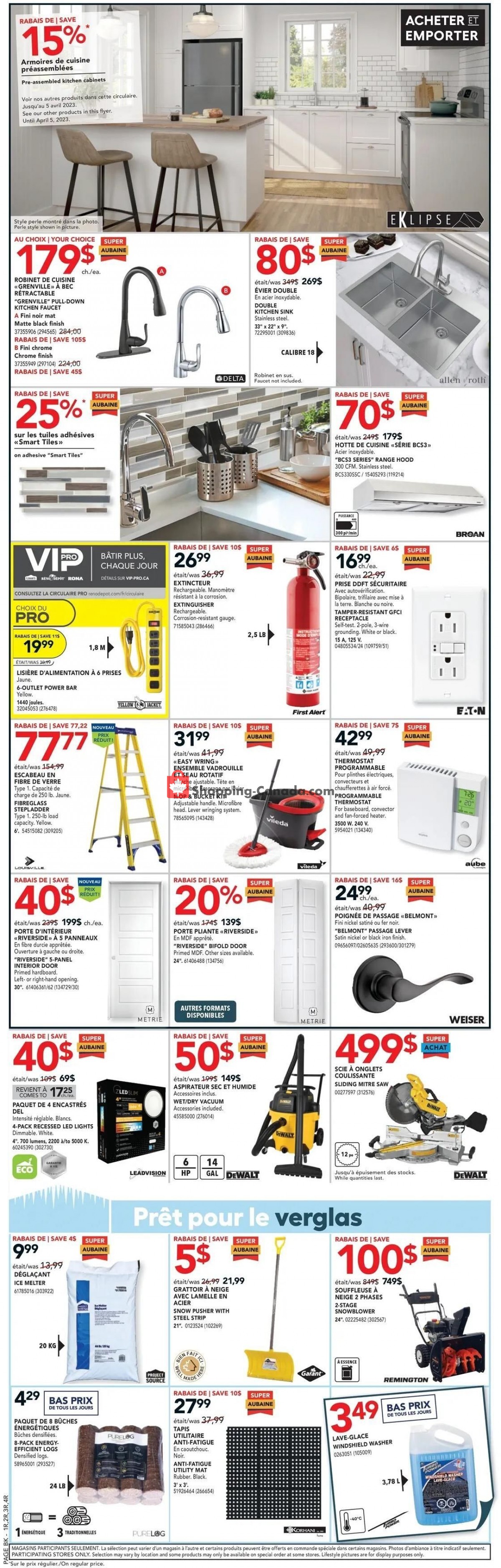 Réno Dépôt flyer from Thursday January 19, 2023 to Wednesday January 25, 2023 - page 2