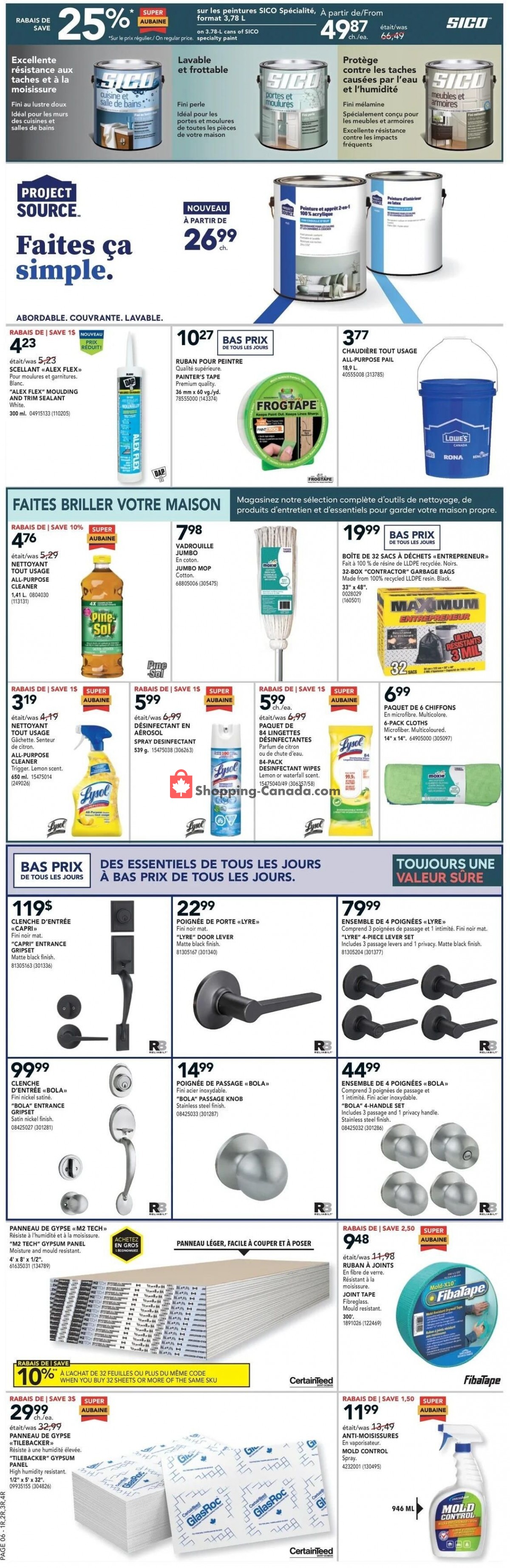 Réno Dépôt flyer from Thursday January 19, 2023 to Wednesday January 25, 2023 - page 7