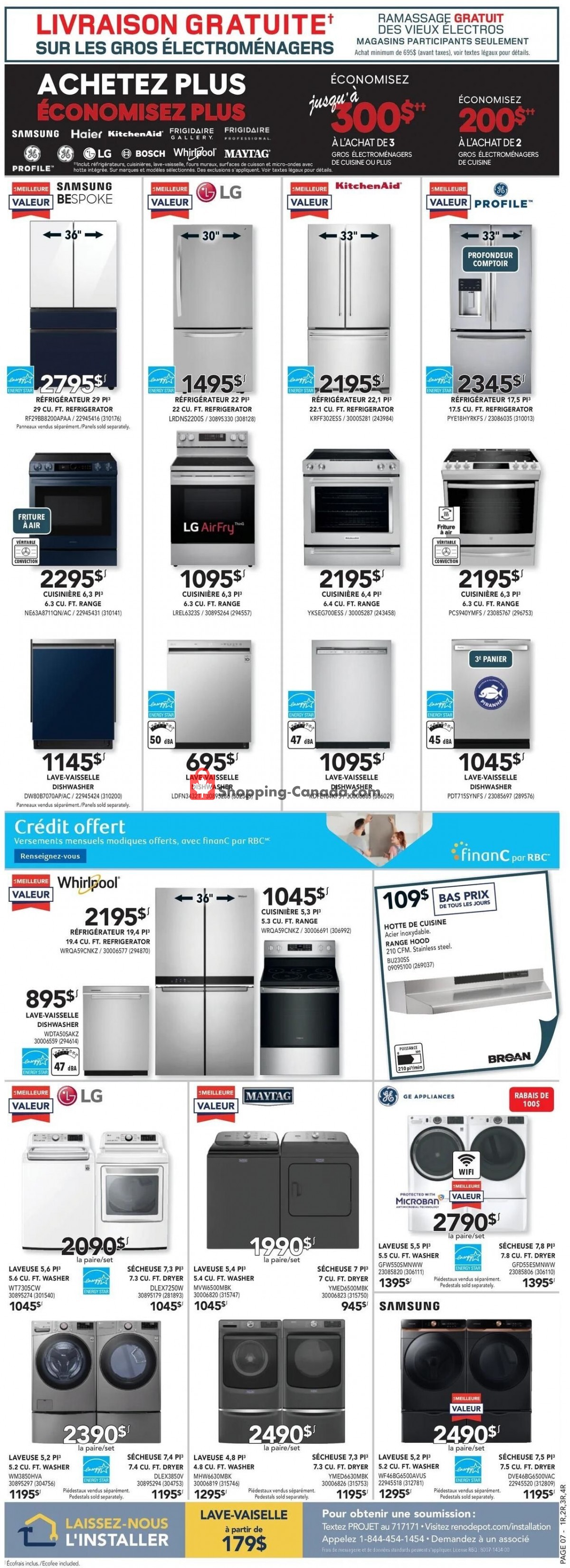 Réno Dépôt flyer from Thursday January 19, 2023 to Wednesday January 25, 2023 - page 8