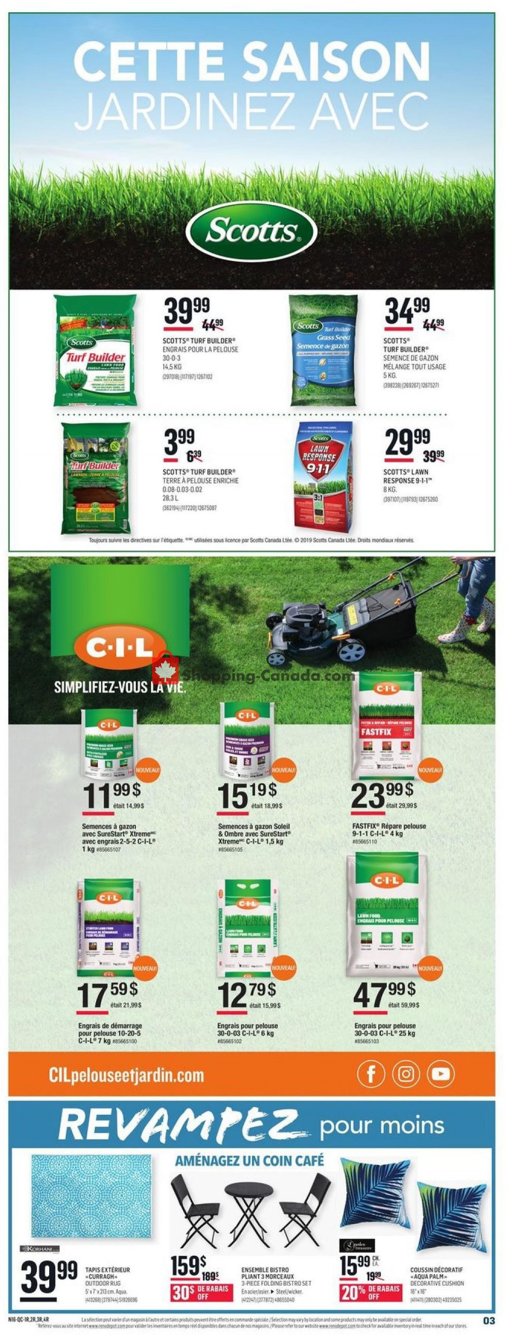 Réno Dépôt flyer from Thursday May 16, 2019 to Wednesday May 22, 2019 - page 3