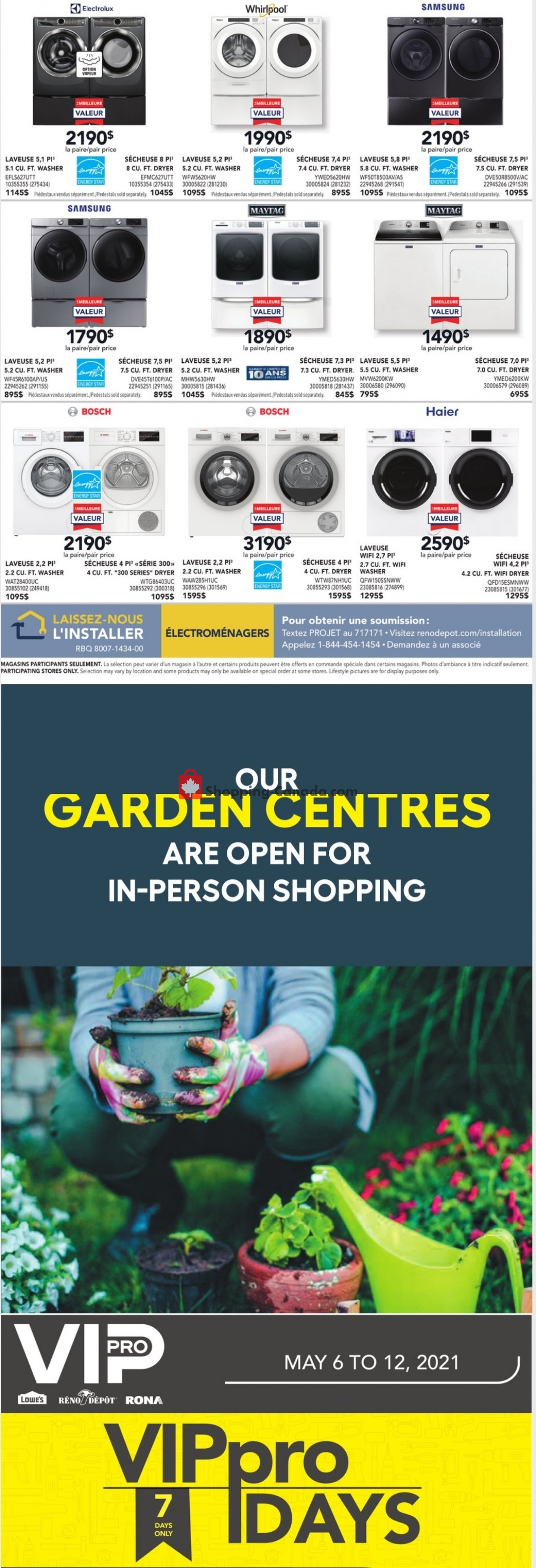 Réno Dépôt flyer from Thursday May 6, 2021 to Wednesday May 12, 2021 - page 12