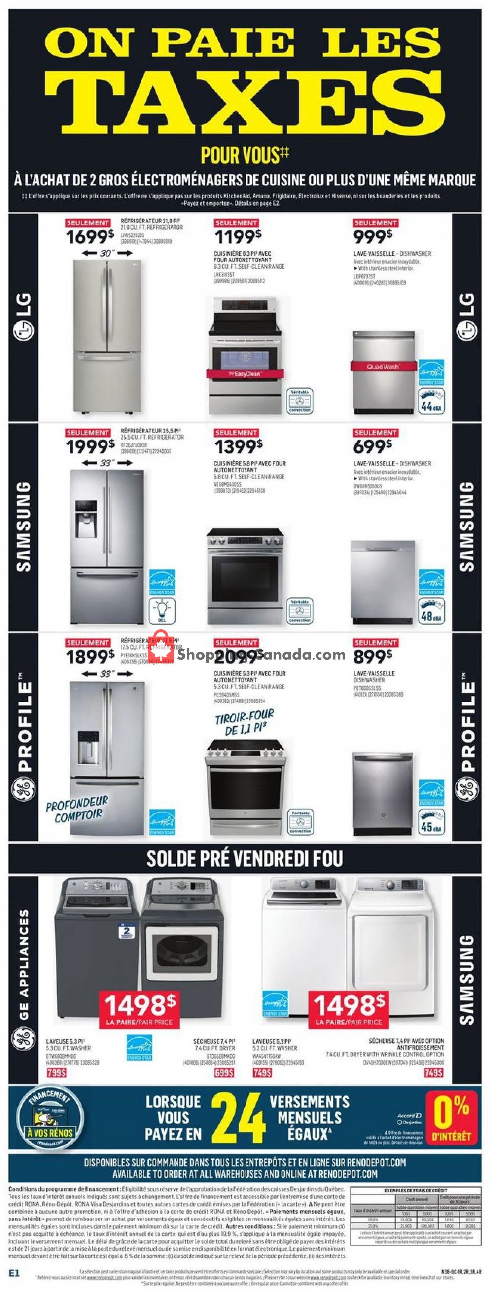 Réno Dépôt flyer from Thursday October 3, 2019 to Wednesday October 9, 2019 - page 4