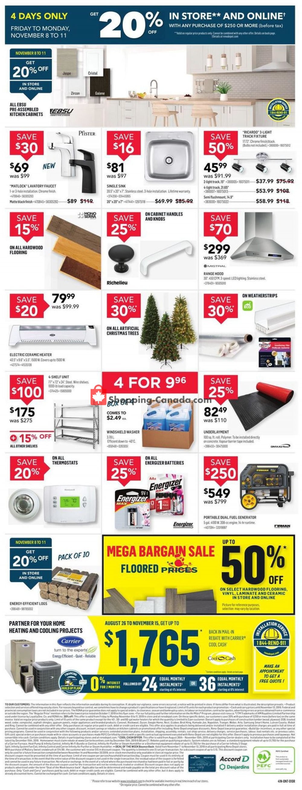 Réno Dépôt flyer from Thursday November 7, 2019 to Wednesday November 13, 2019 - page 2
