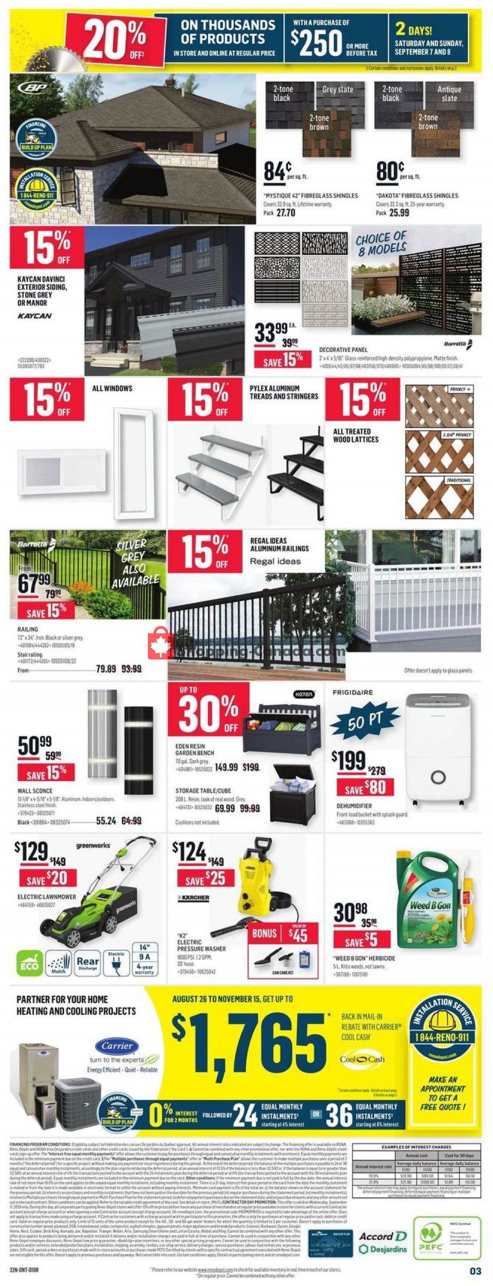 Réno Dépôt flyer from Thursday September 5, 2019 to Wednesday September 11, 2019 - page 3