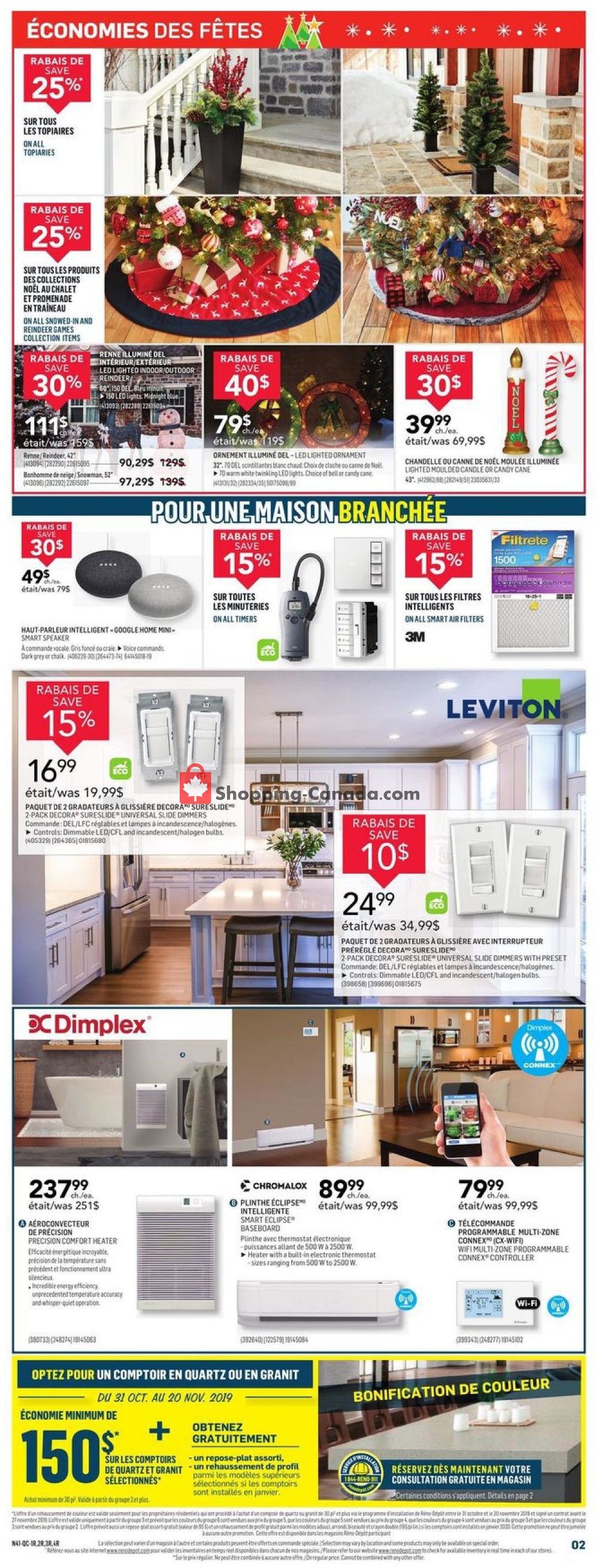 Réno Dépôt flyer from Thursday November 7, 2019 to Wednesday November 13, 2019 - page 3