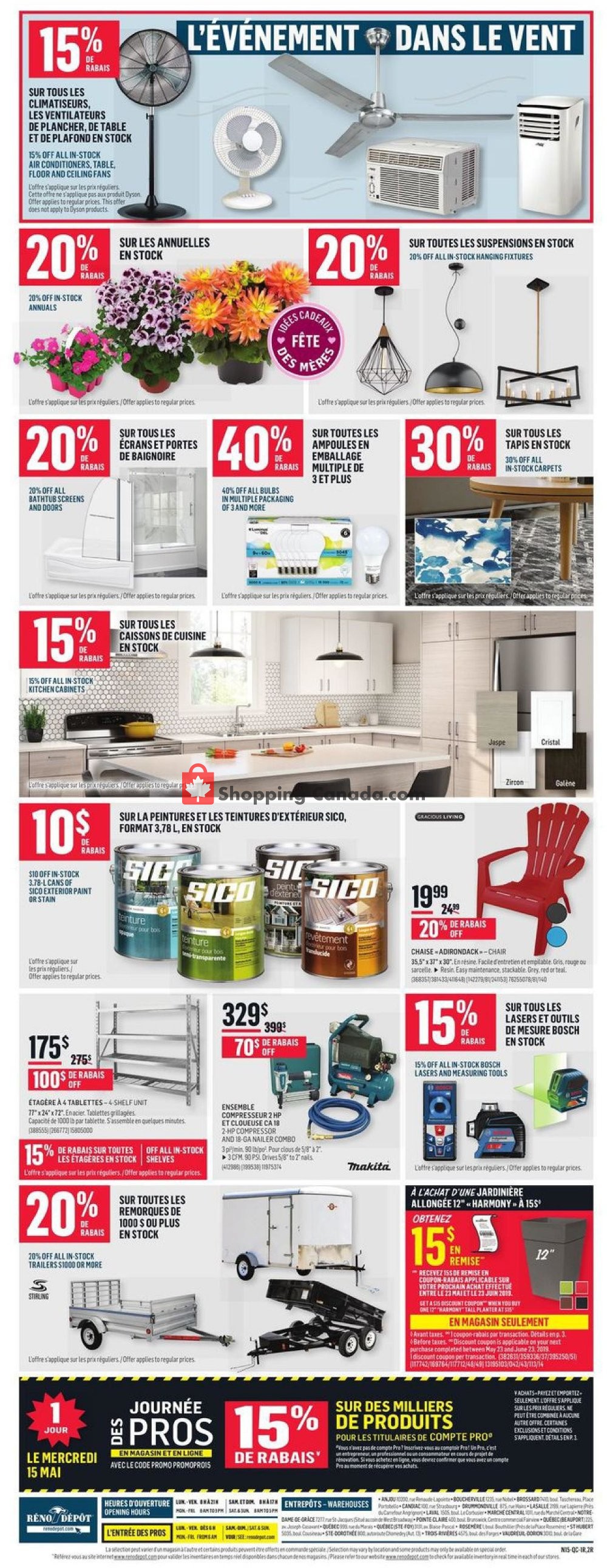 Réno Dépôt flyer from Thursday May 9, 2019 to Wednesday May 15, 2019 - page 6