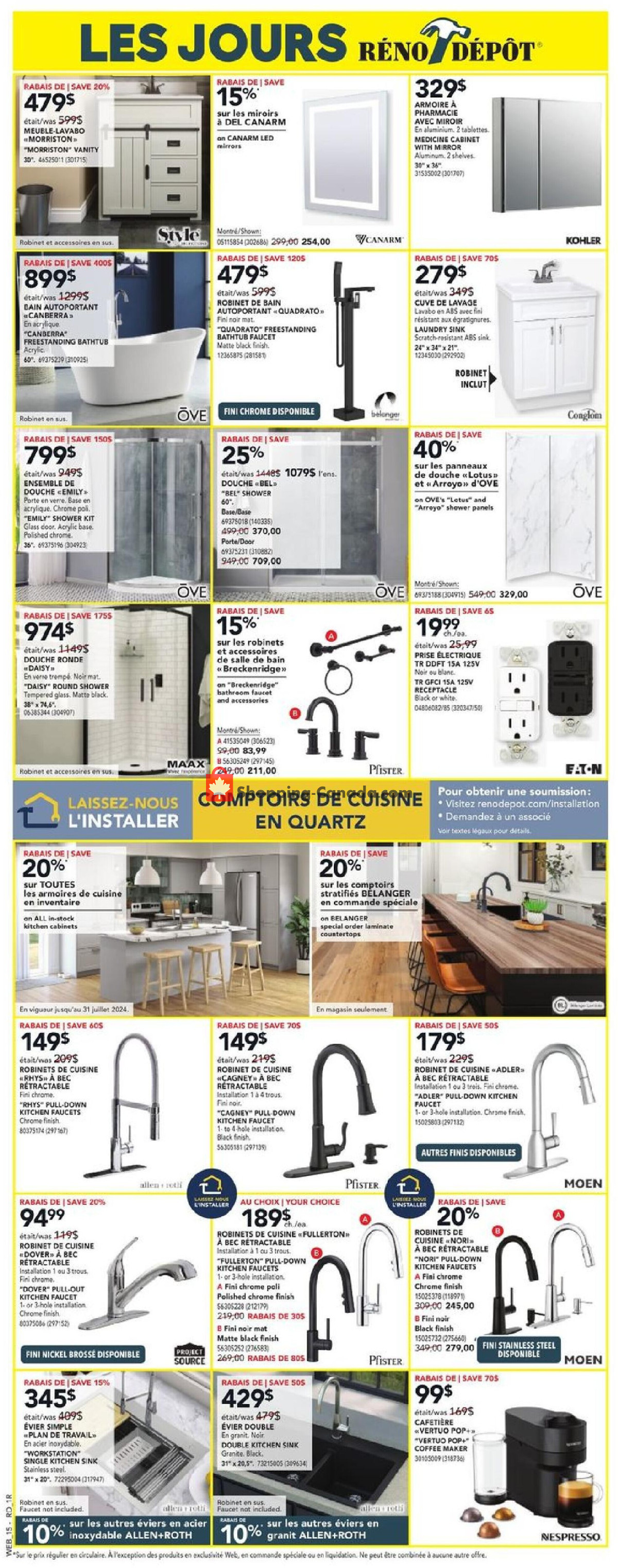 Réno Dépôt flyer from Thursday May 9, 2024 to Wednesday May 15, 2024 - page 10