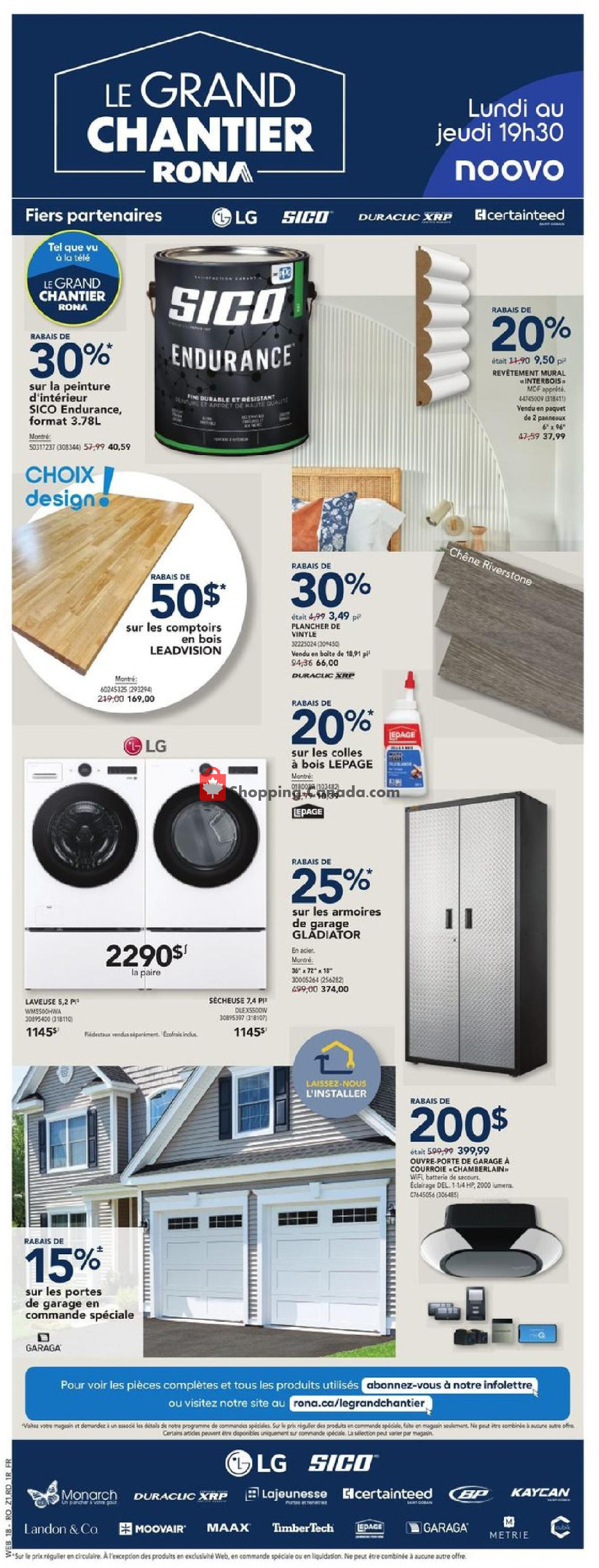 Réno Dépôt flyer from Thursday May 9, 2024 to Wednesday May 15, 2024 - page 15