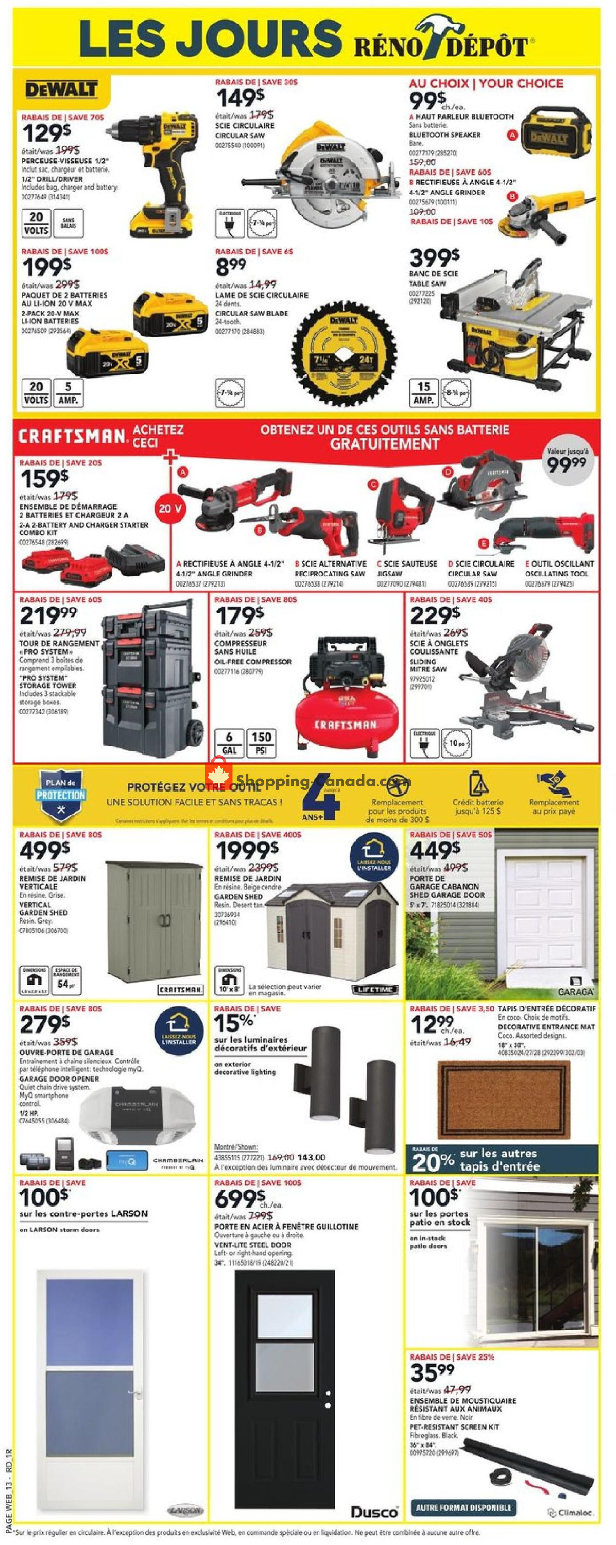 Réno Dépôt flyer from Thursday May 9, 2024 to Wednesday May 15, 2024 - page 8