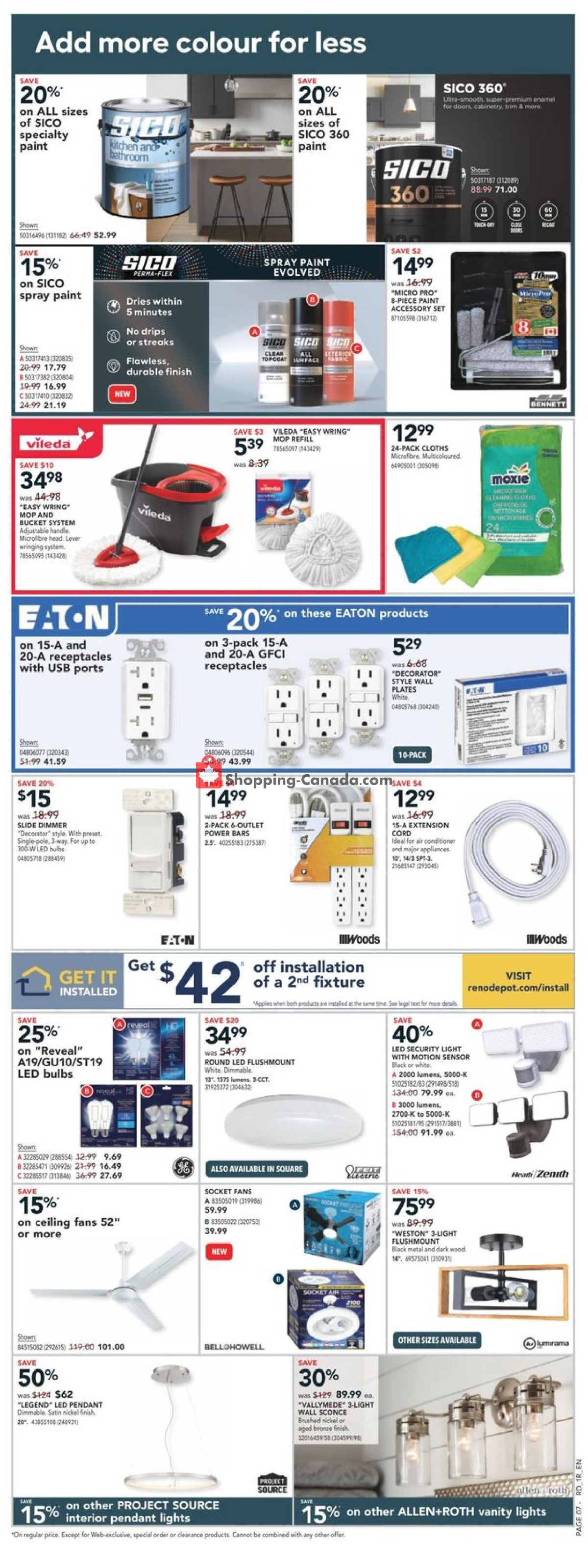 Réno Dépôt flyer from Thursday April 25, 2024 to Wednesday May 1, 2024 - page 10