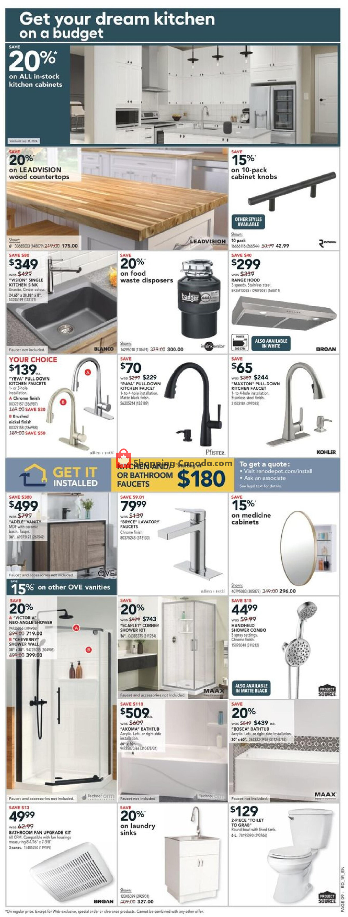 Réno Dépôt flyer from Thursday April 25, 2024 to Wednesday May 1, 2024 - page 12