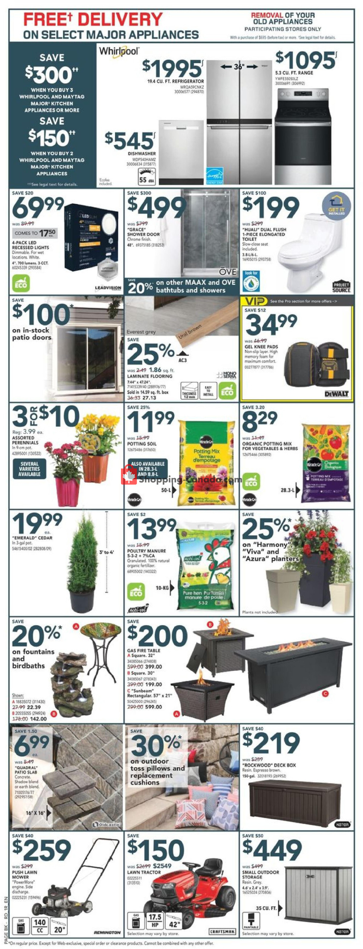 Réno Dépôt flyer from Thursday April 25, 2024 to Wednesday May 1, 2024 - page 2