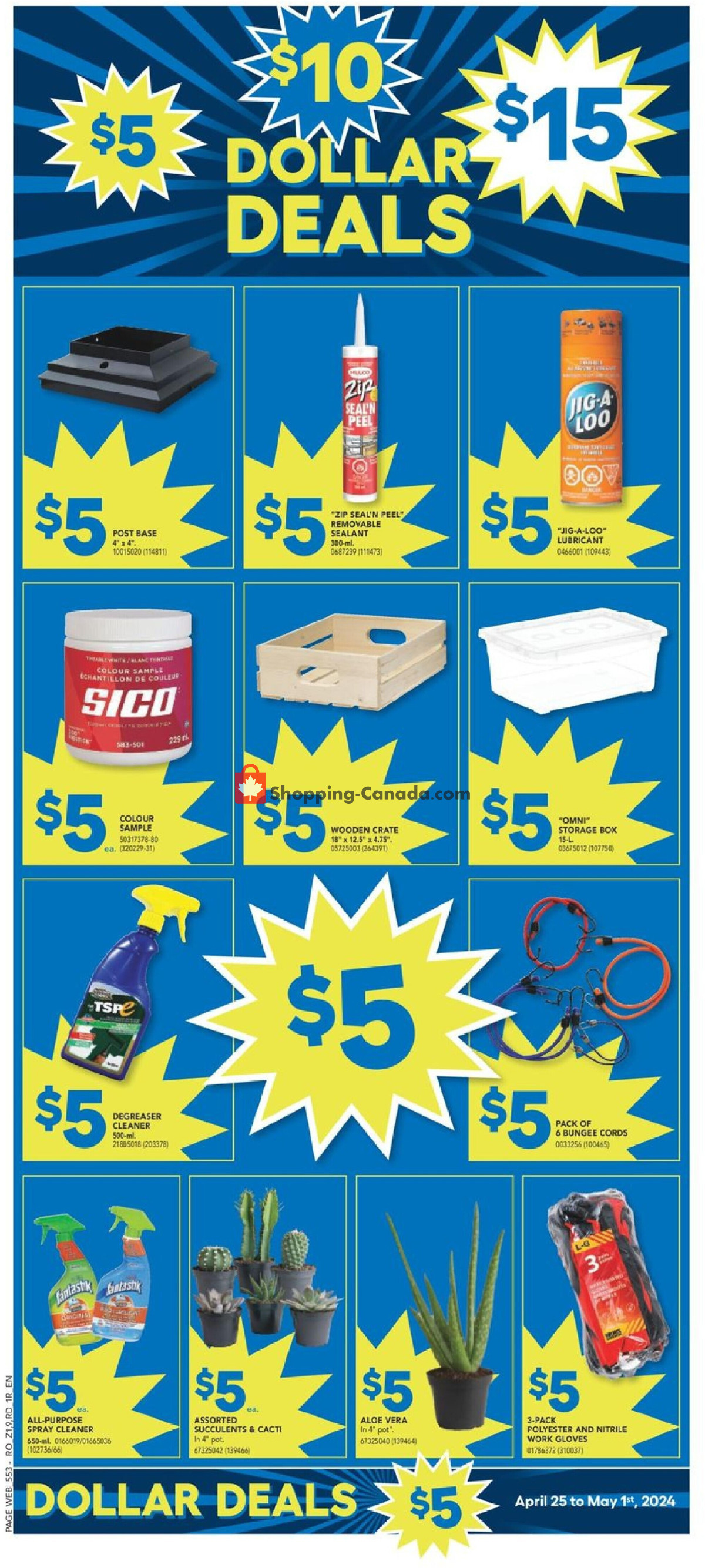 Réno Dépôt flyer from Thursday April 25, 2024 to Wednesday May 1, 2024 - page 3