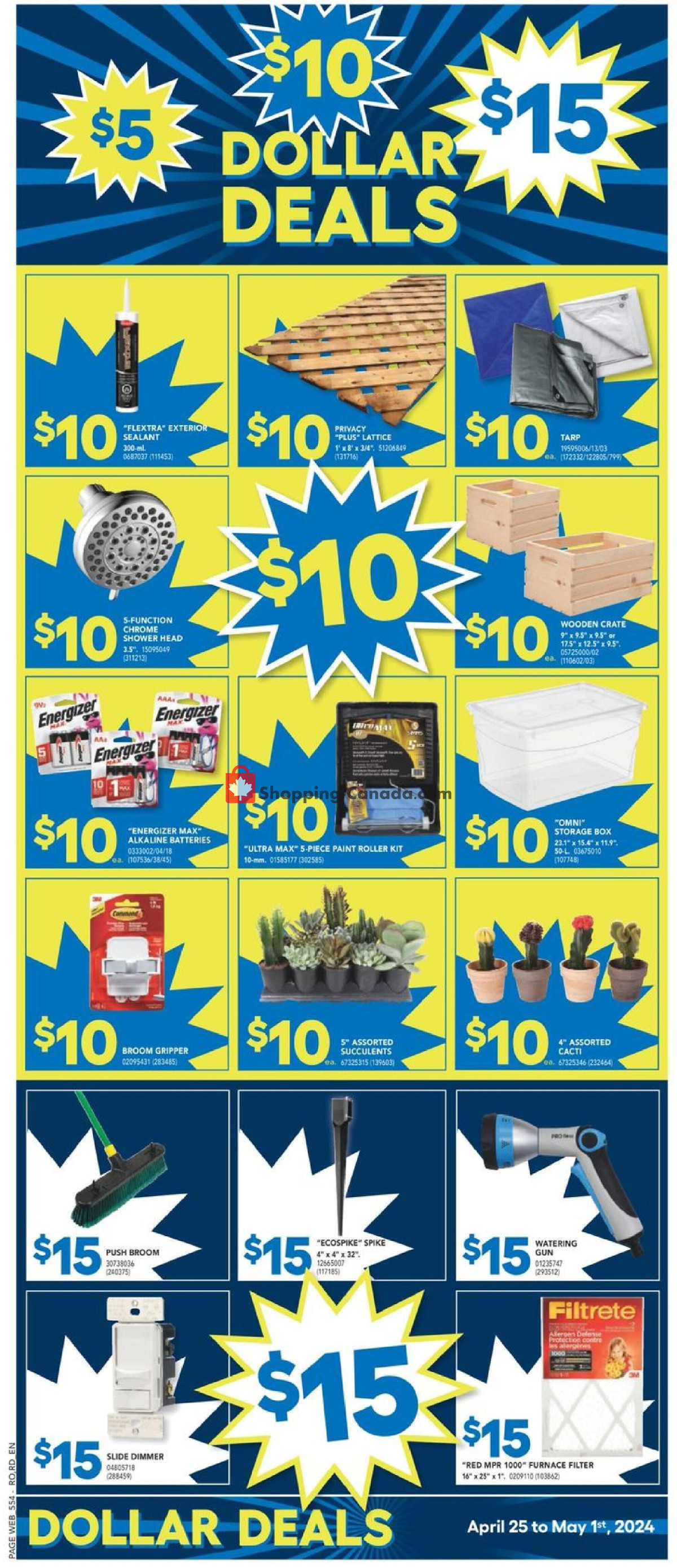 Réno Dépôt flyer from Thursday April 25, 2024 to Wednesday May 1, 2024 - page 4