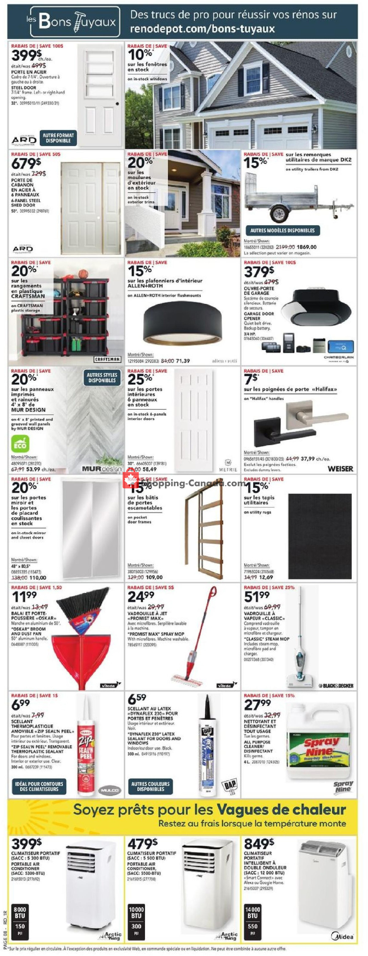 Réno Dépôt flyer from Thursday May 2, 2024 to Wednesday May 8, 2024 - page 11