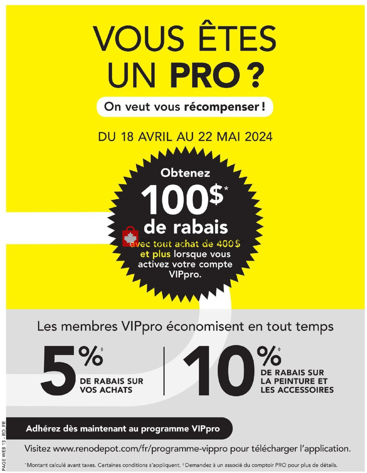 Réno Dépôt flyer from Thursday May 2, 2024 to Wednesday May 8, 2024 - page 16