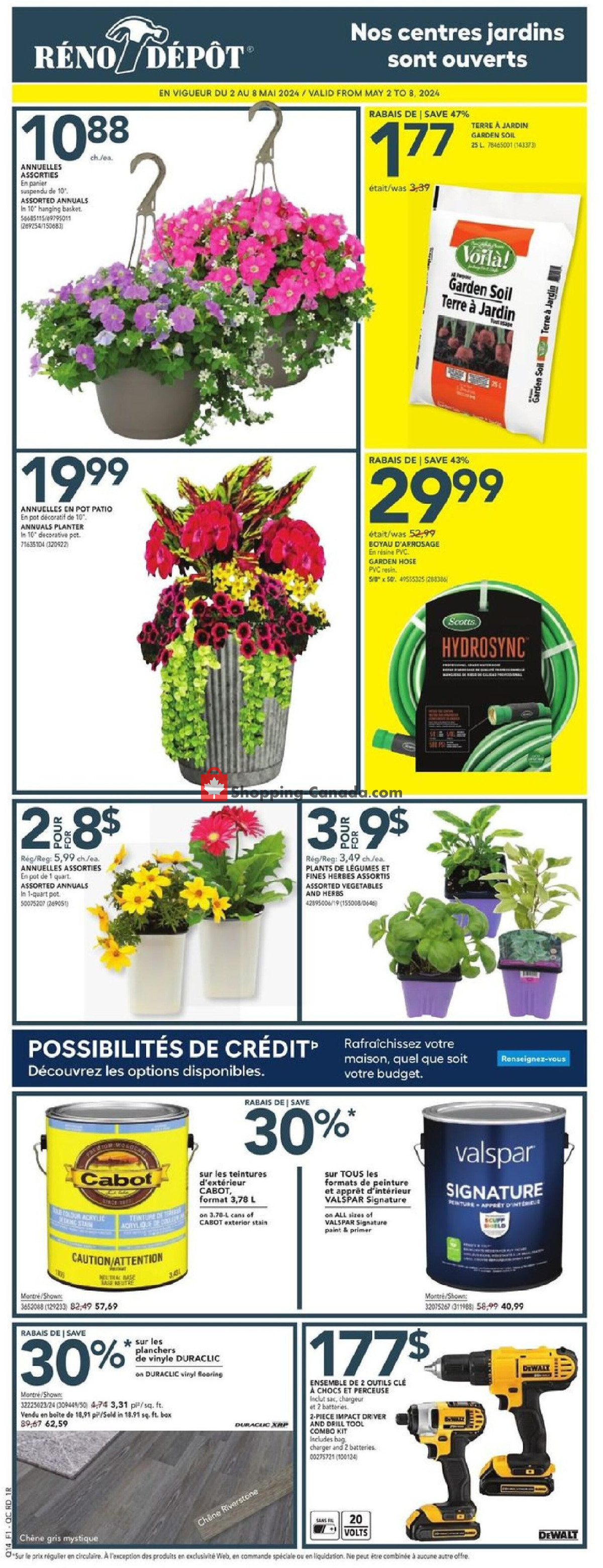 Réno Dépôt flyer from Thursday May 2, 2024 to Wednesday May 8, 2024 - page 2