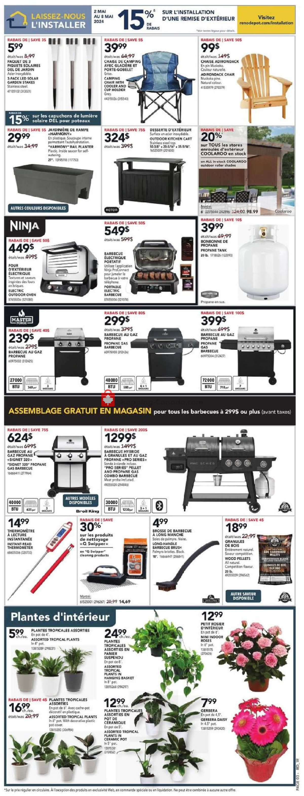 Réno Dépôt flyer from Thursday May 2, 2024 to Wednesday May 8, 2024 - page 6