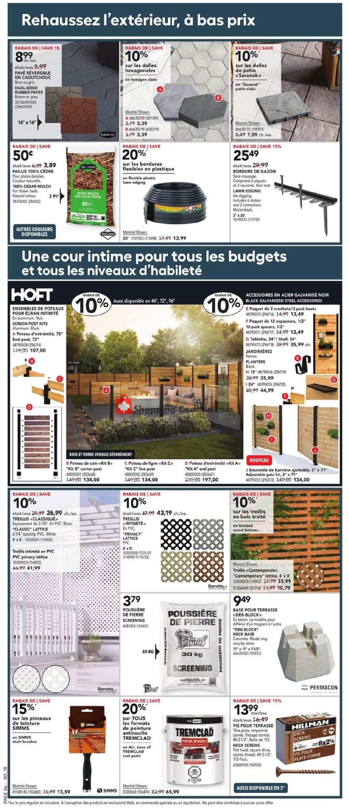Réno Dépôt flyer from Thursday May 2, 2024 to Wednesday May 8, 2024 - page 9